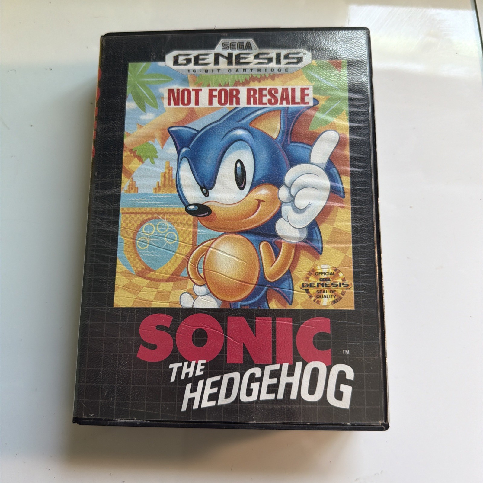 Sonic the Hedgehog (Sega Genesis, 1991) Sega Not For Resale Edition No Manual
