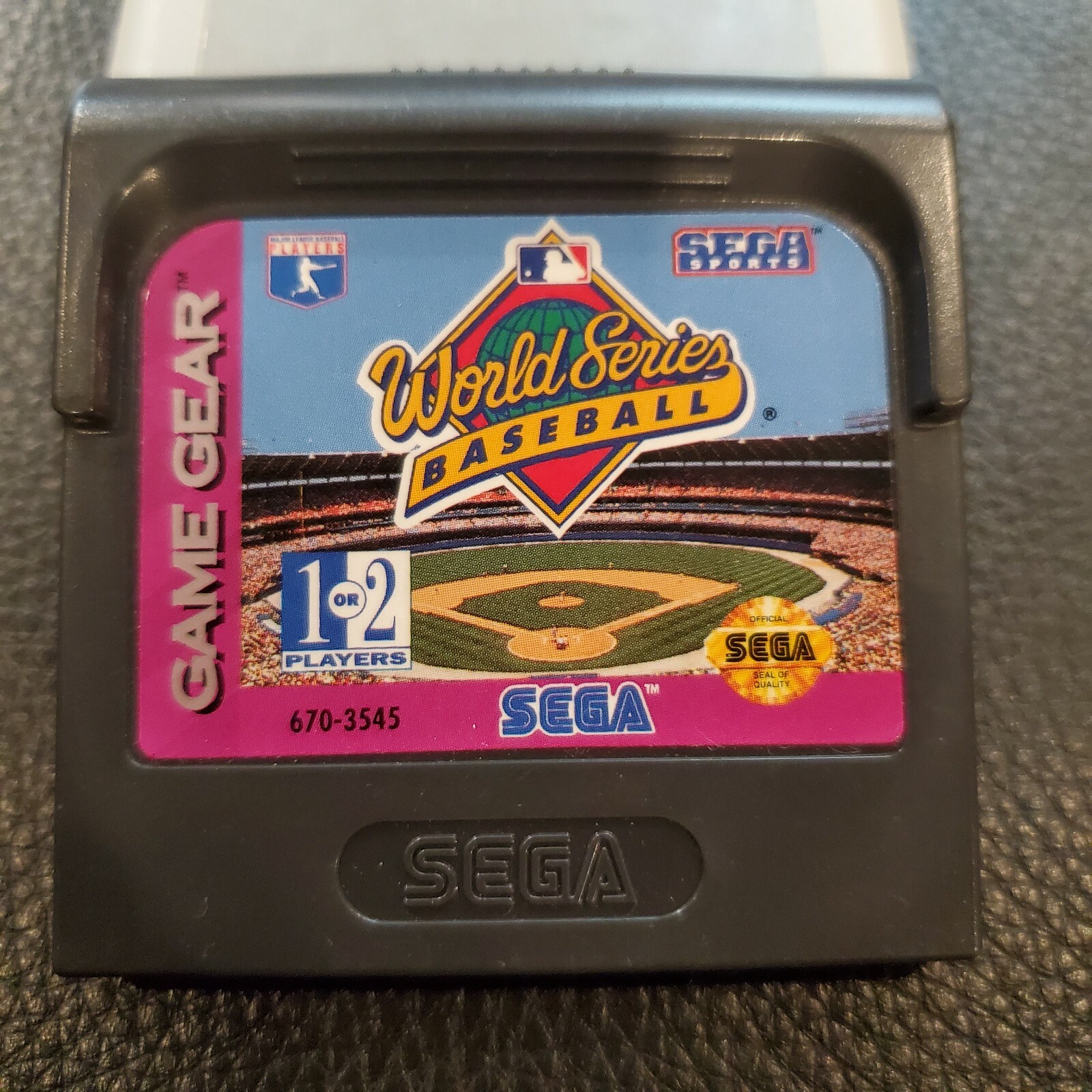MADDEN 95 / WORLD SERIES / NBA ACTION * SEGA Game Gear Cartridges w 1 case * OEM