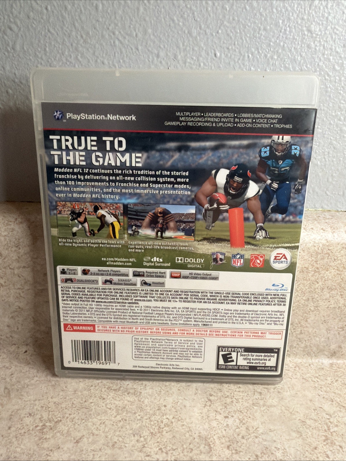Madden NFL 12: Hall of Fame Edition (Sony PlayStation 3, PS3) Complete CIB