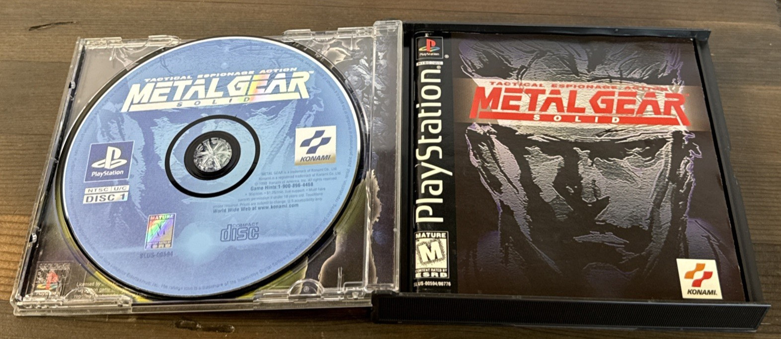 Metal Gear Solid Tactical Espionage Action PS1 (Sony PlayStation 1, 1999) CIB