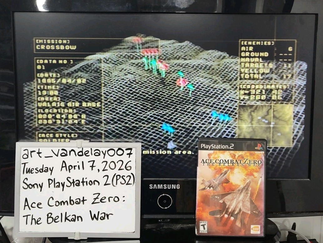 Ace Combat Zero: The Belkan War – (PlayStation 2 PS2, 2006) *CIB* VGC* Tested!