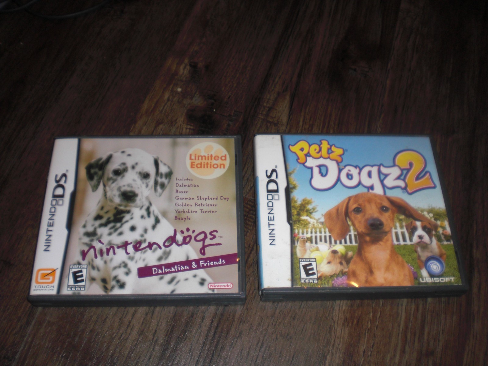 Petz Dogz 2 Pets Dogs + Nintendogs: Dalmatian & Friends 4 Nintendo DS 3DS CIB