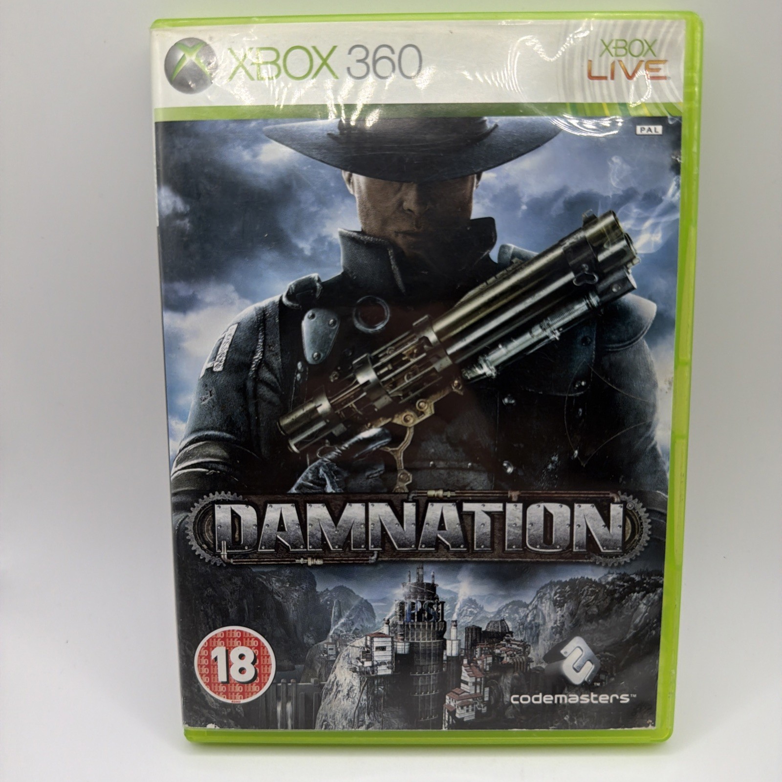 PAL Damnation Xbox 360 Game No Manual Tested Working NTSC Action Shooter