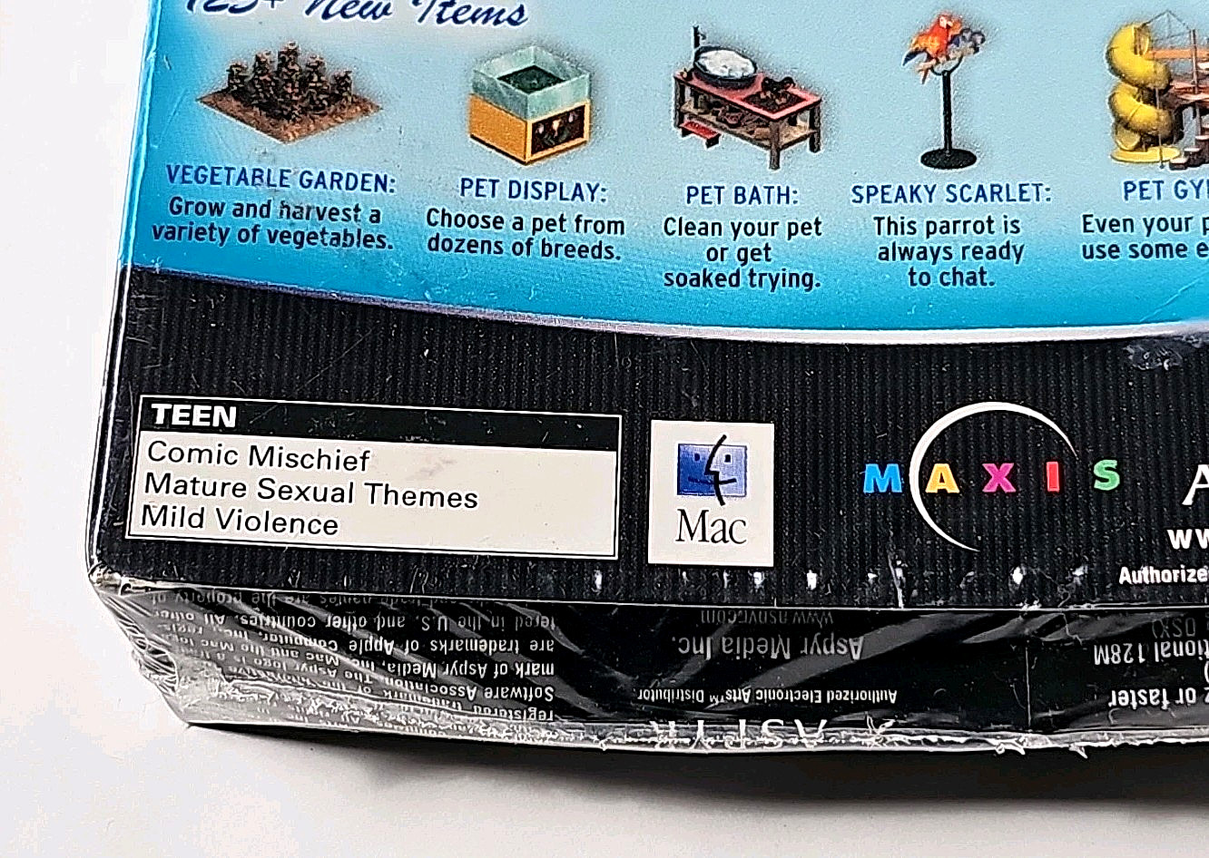The Sims Unleashed Expansion Pack Mac 2002 New Sealed EA Maxis Aspyr