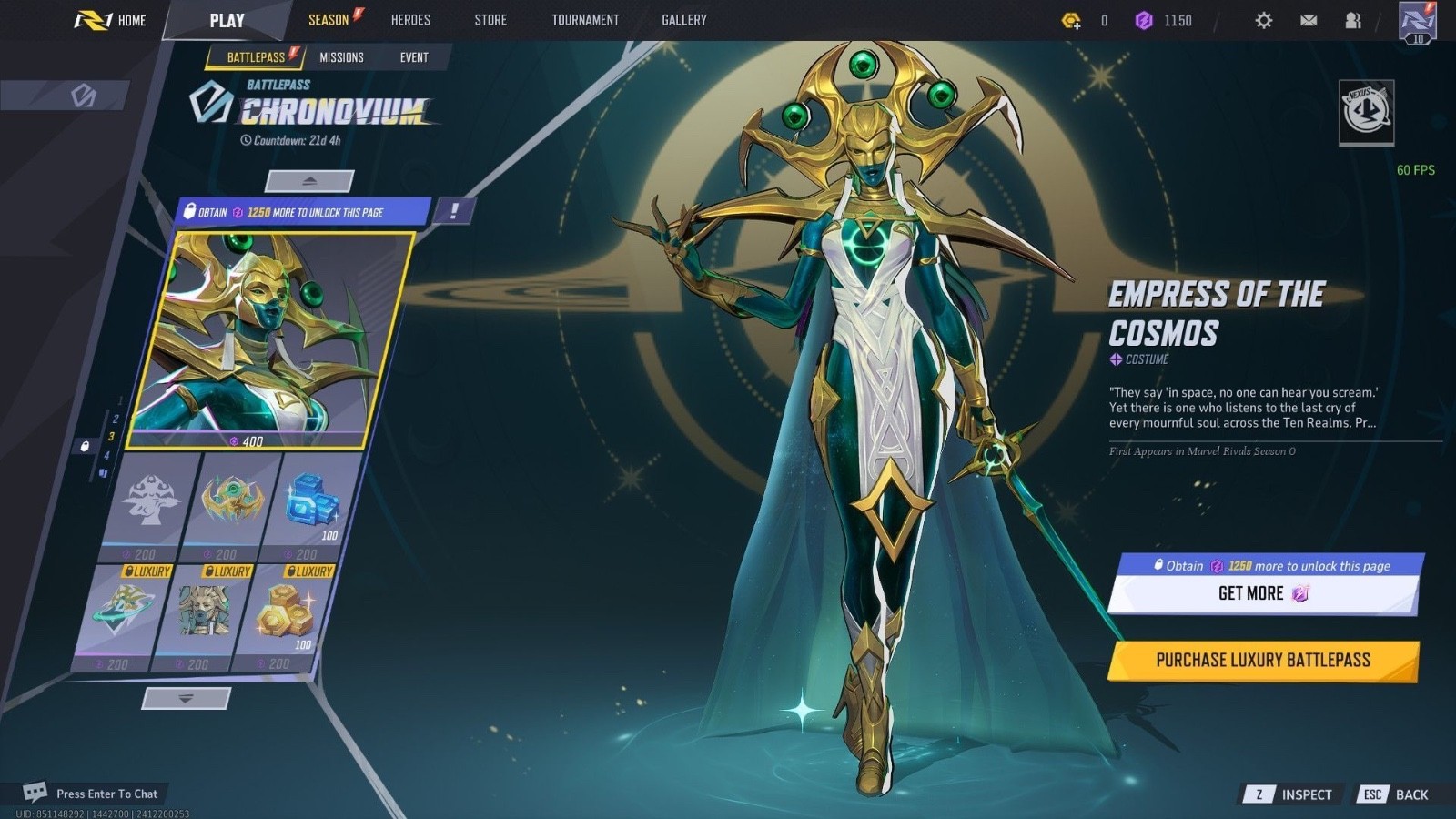 marvel rivals account