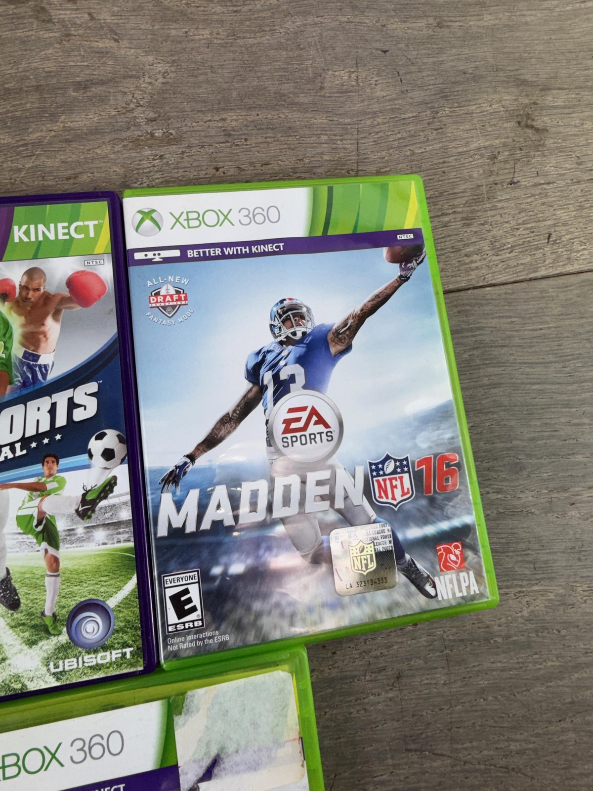 Madden NFL 12 13 15 16 MotionSports Microsoft Xbox 360 Lot 5 Games EA Sports