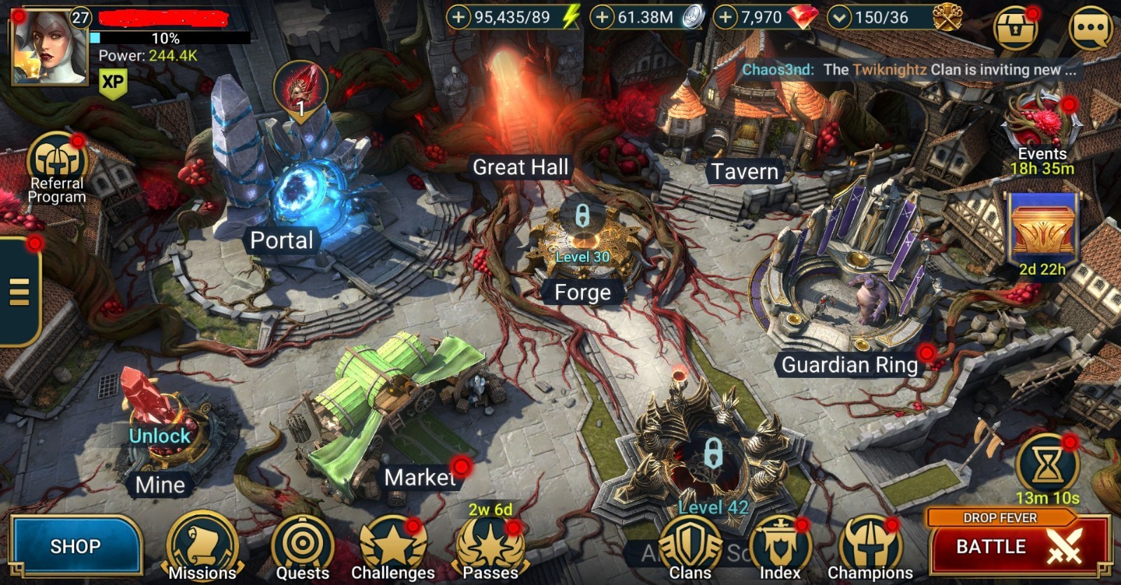 Raid Shadow Legends | Starter acc with Cecilia : 95k energy / 28 Legendary hero