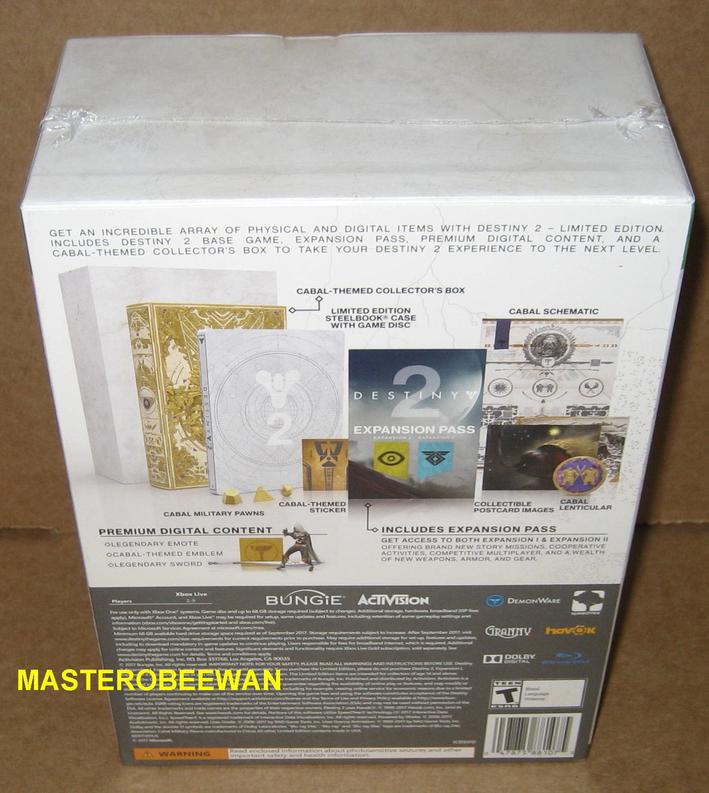 Destiny 2 Limited Edition (Microsoft Xbox One, 2017) New Sealed