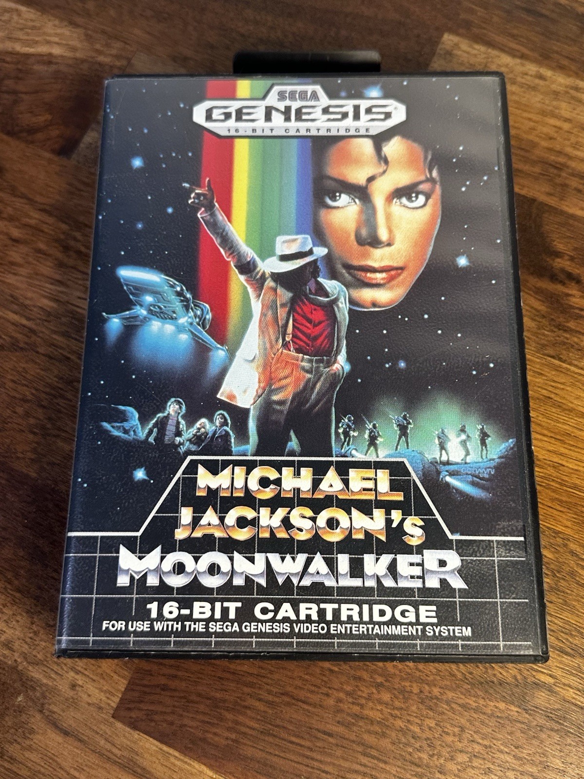 Michael Jackson’s Moonwalker SEGA Genesis PAL version CIB Complete Manual RARE