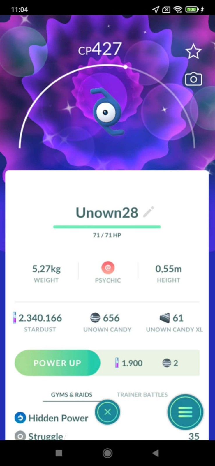 ✨ New Shiny Unown Z ✨ Trade 20k stardust – Description
