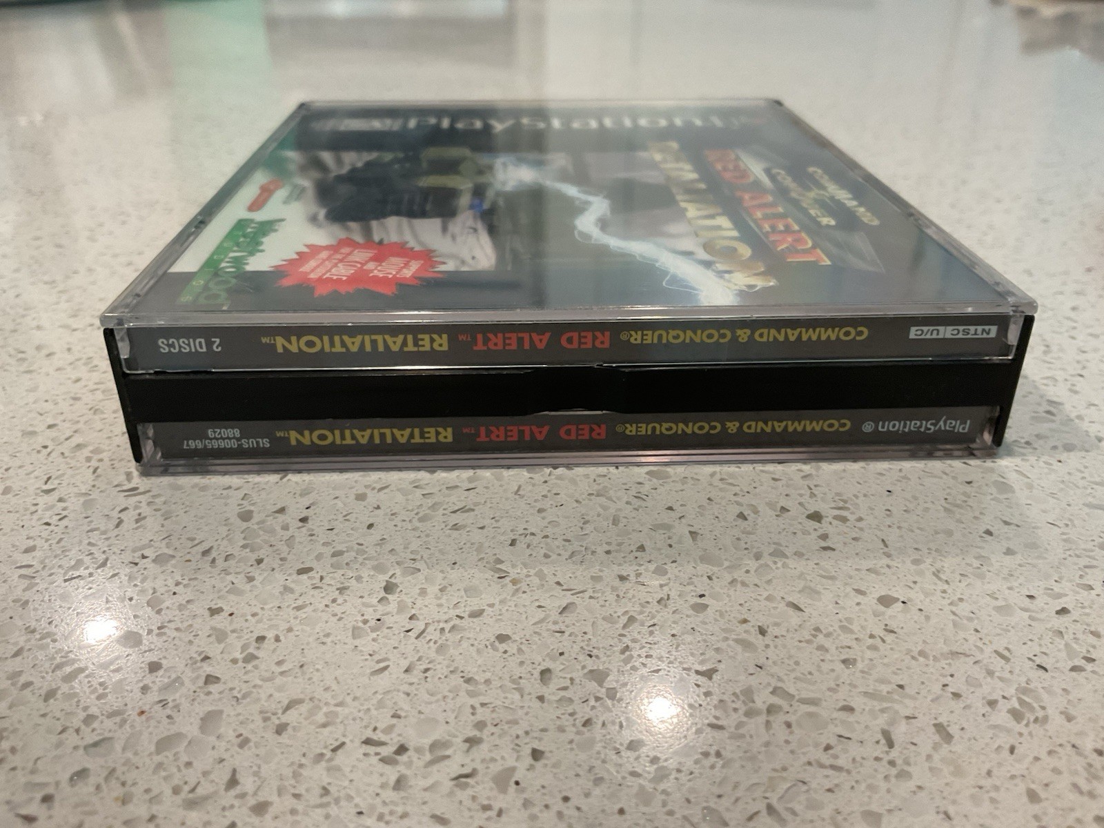 PlayStation 2 Command & Conquer Red Alert Retaliation 2 Disc Plastic Case