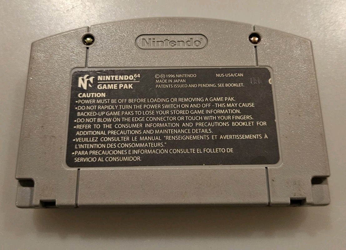 ORIGINAL Nintendo 64 Copy Of James Bond 007 Goldeneye