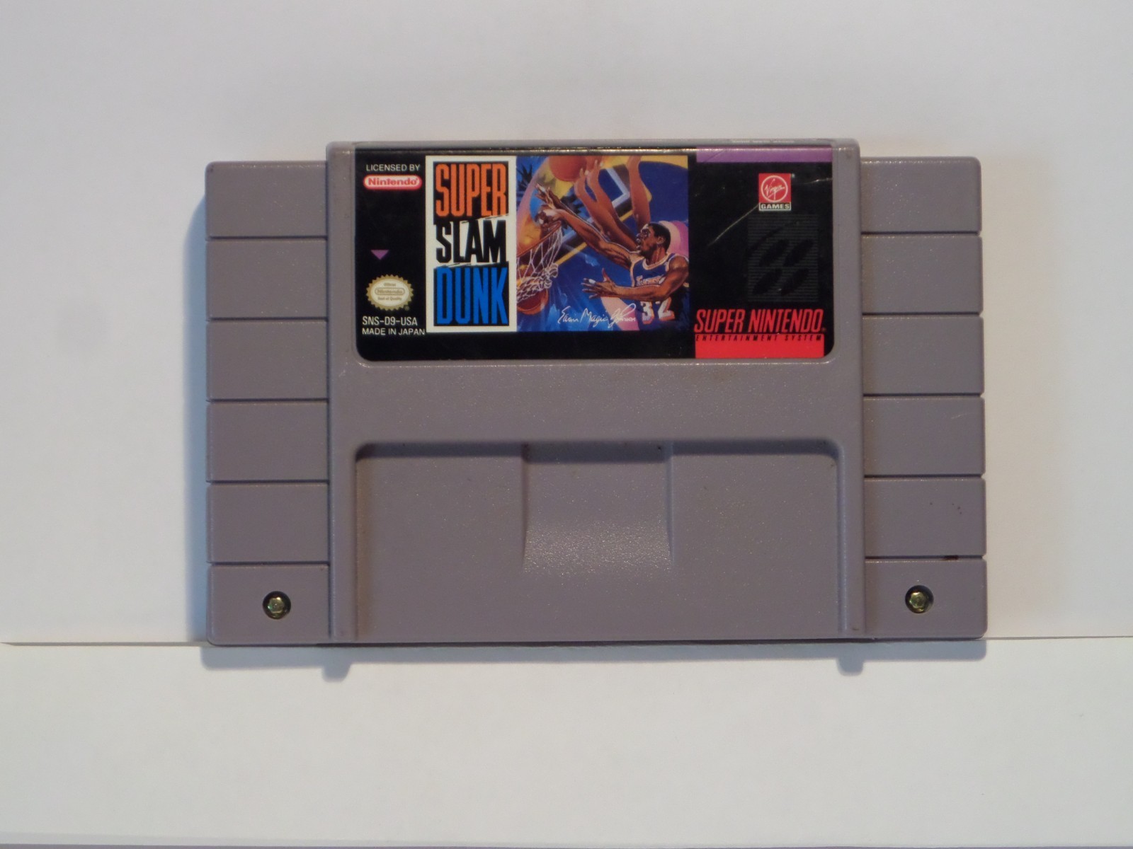 Super Slam Dunk Super Nintendo SNES, 1992) Cartridge Only – Tested