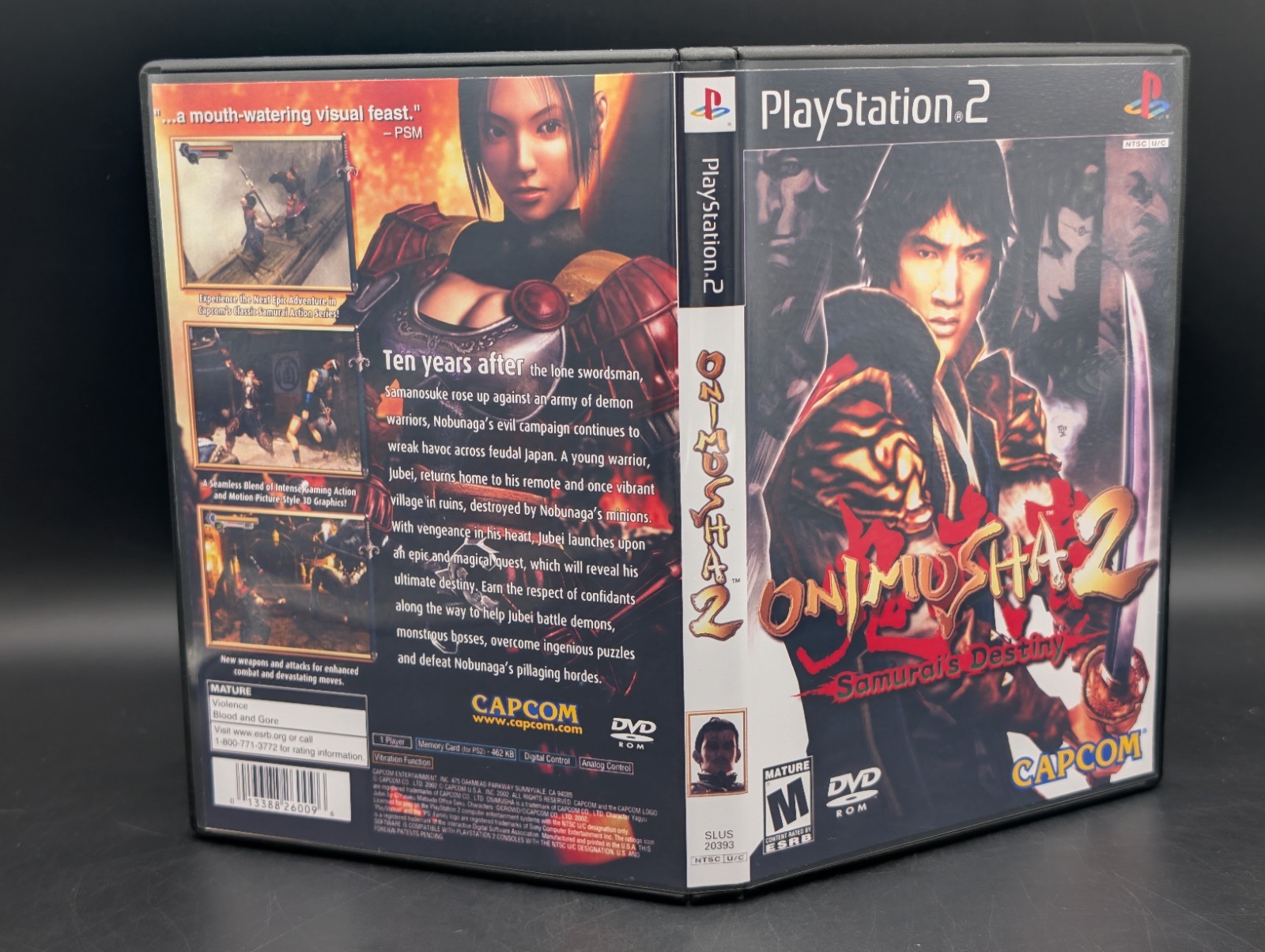 Onimusha 2 Samurai’s Destiny ( PlayStation 2 PS2 ) Mint Disc W/ Manual