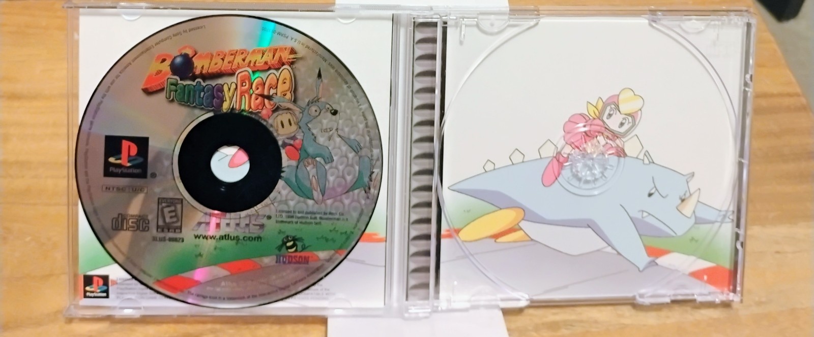 BOMBERMAN FANTASY RACE Playstation 1 PS1 EX+MINT COMPLETE W/ Reg Card PRISTINE