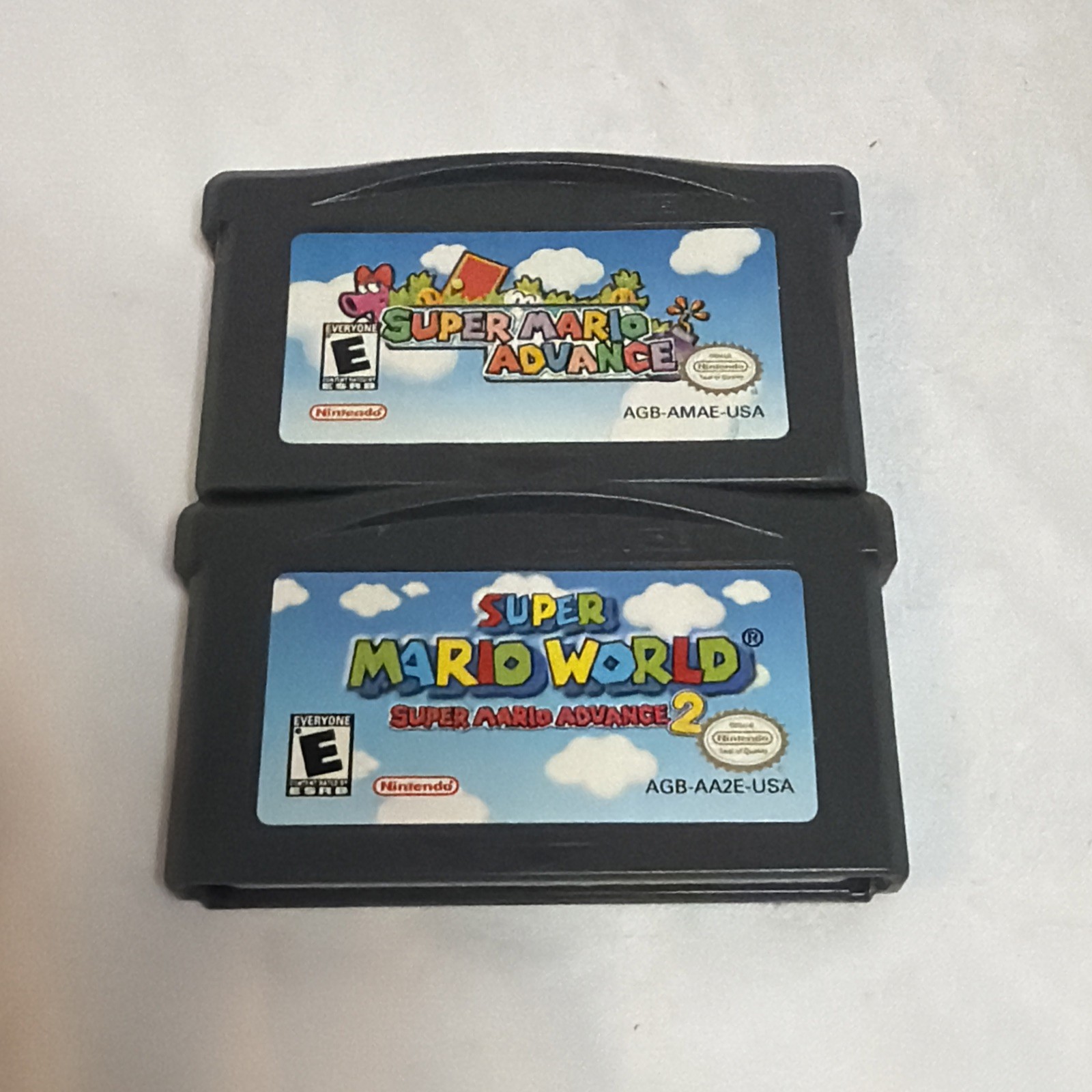 Super Mario World: Super Mario Advance 1 & 2 Lot (Nintendo Game Boy Advance)