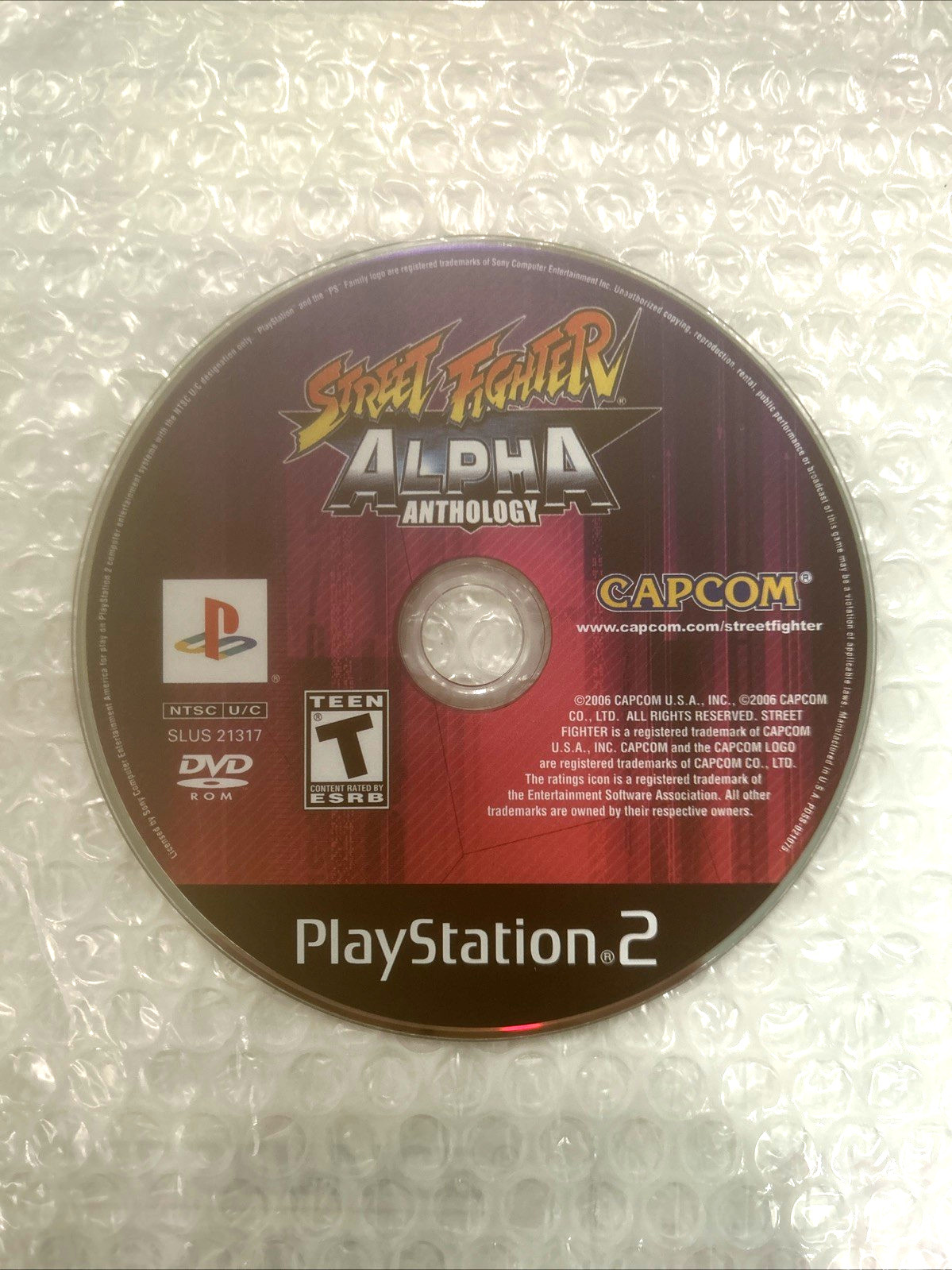 Street Fighter Alpha Anthology – PS2 Playstation – Very Good – Disc Only – USA