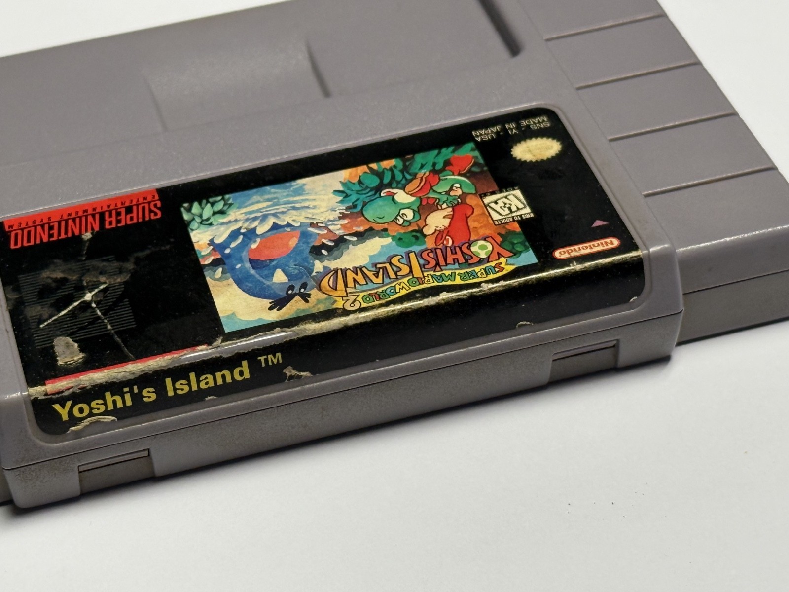 AUTHENTIC ~ TESTED ~ Super Mario World 2: Yoshi’s Island Super Nintendo SNES