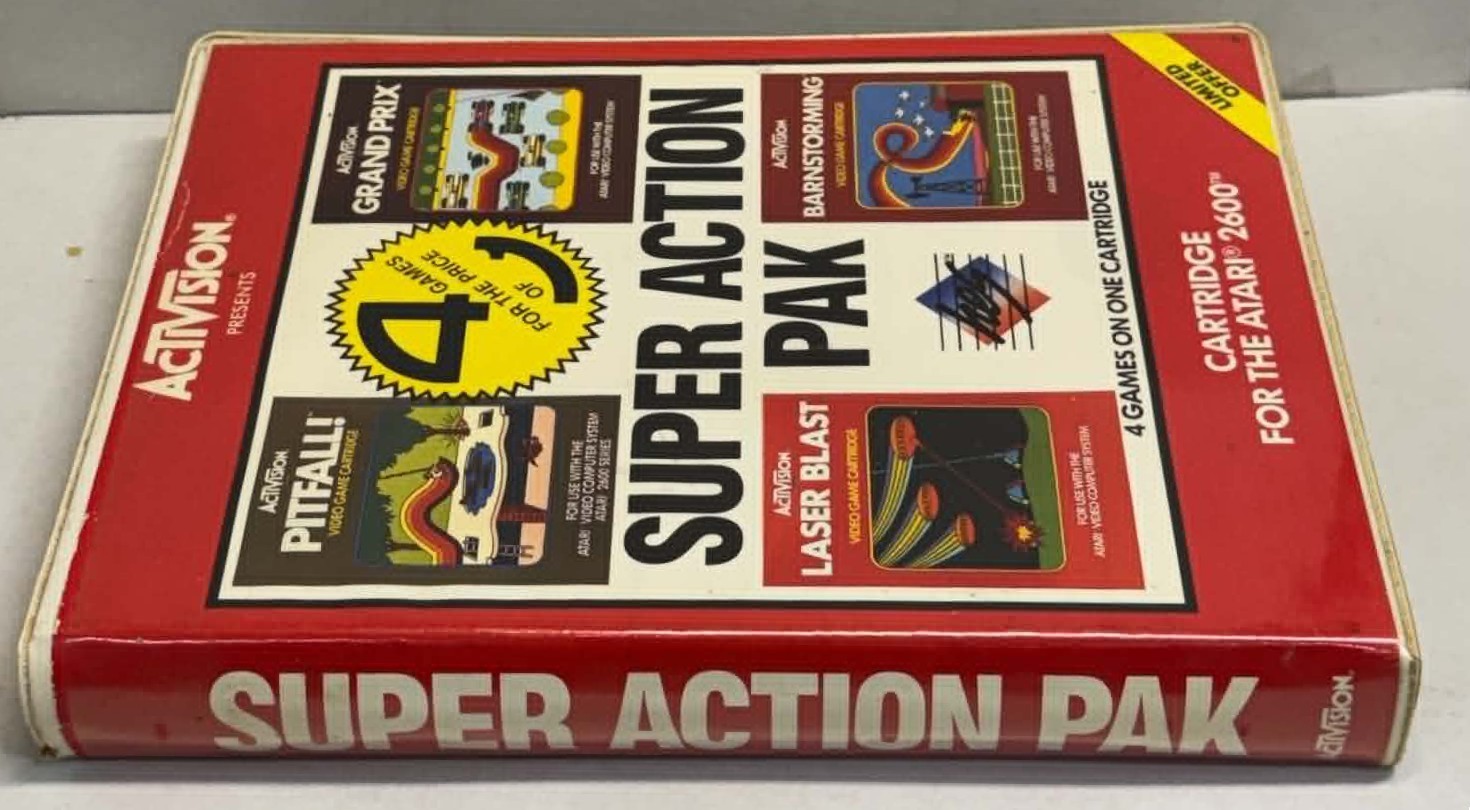 Super Action Pak Atari 2600 *Complete* HES #3