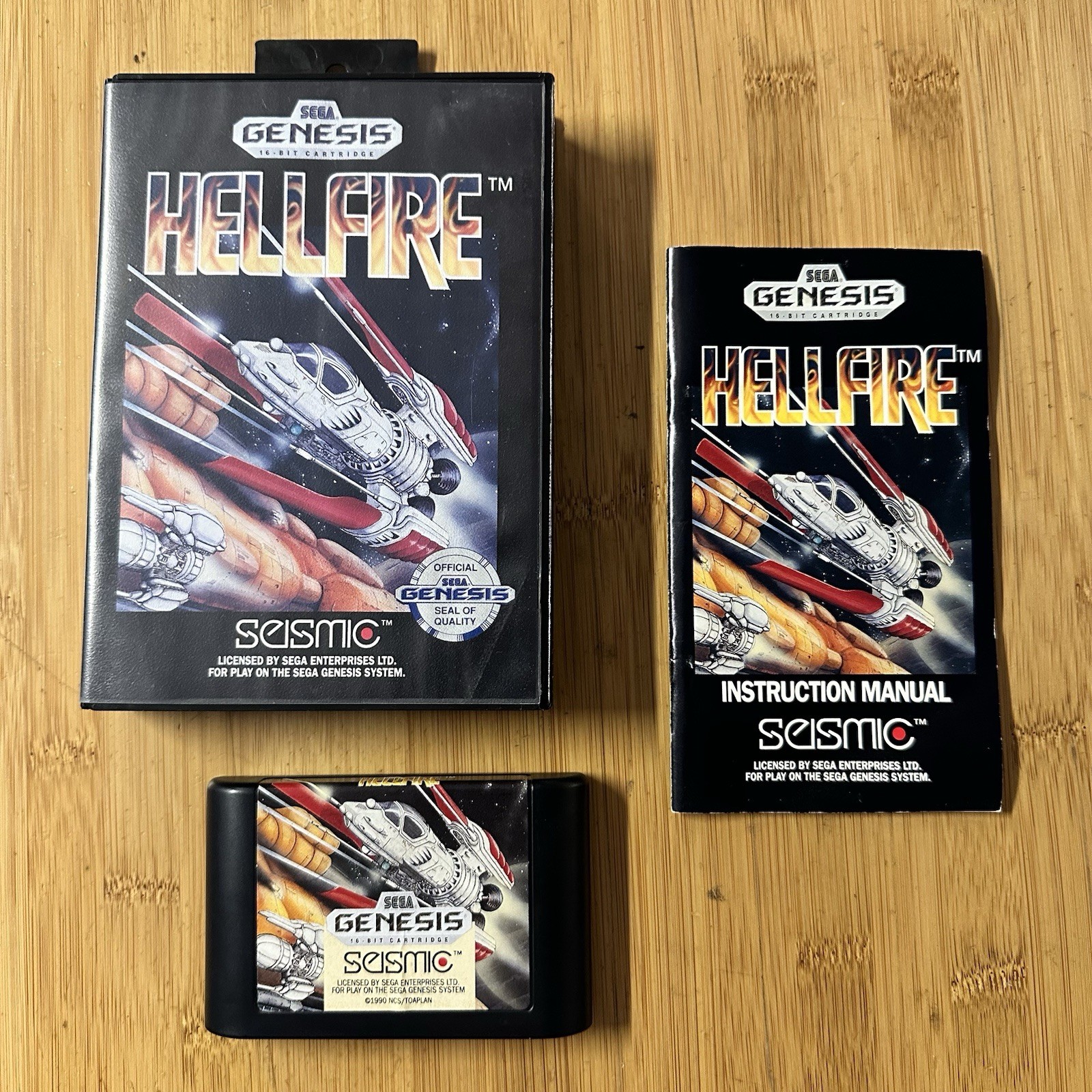 Hellfire | Sega Genesis | Complete In Box CIB