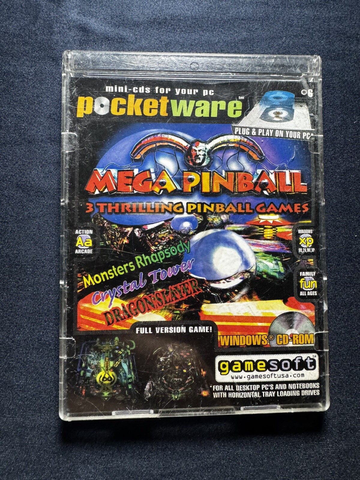 Mega Pinball 3 Thrilling Pinball Games – Pocketware Mini-CDs For Your PC Compute