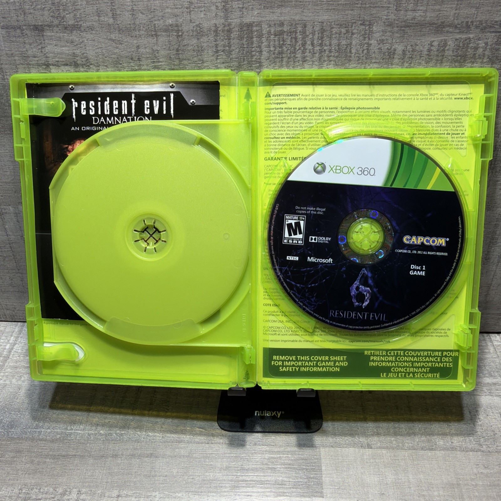 Resident Evil 6 Walmart Exclusive Microsoft XBox 360 2004 No Decals – Free Ship