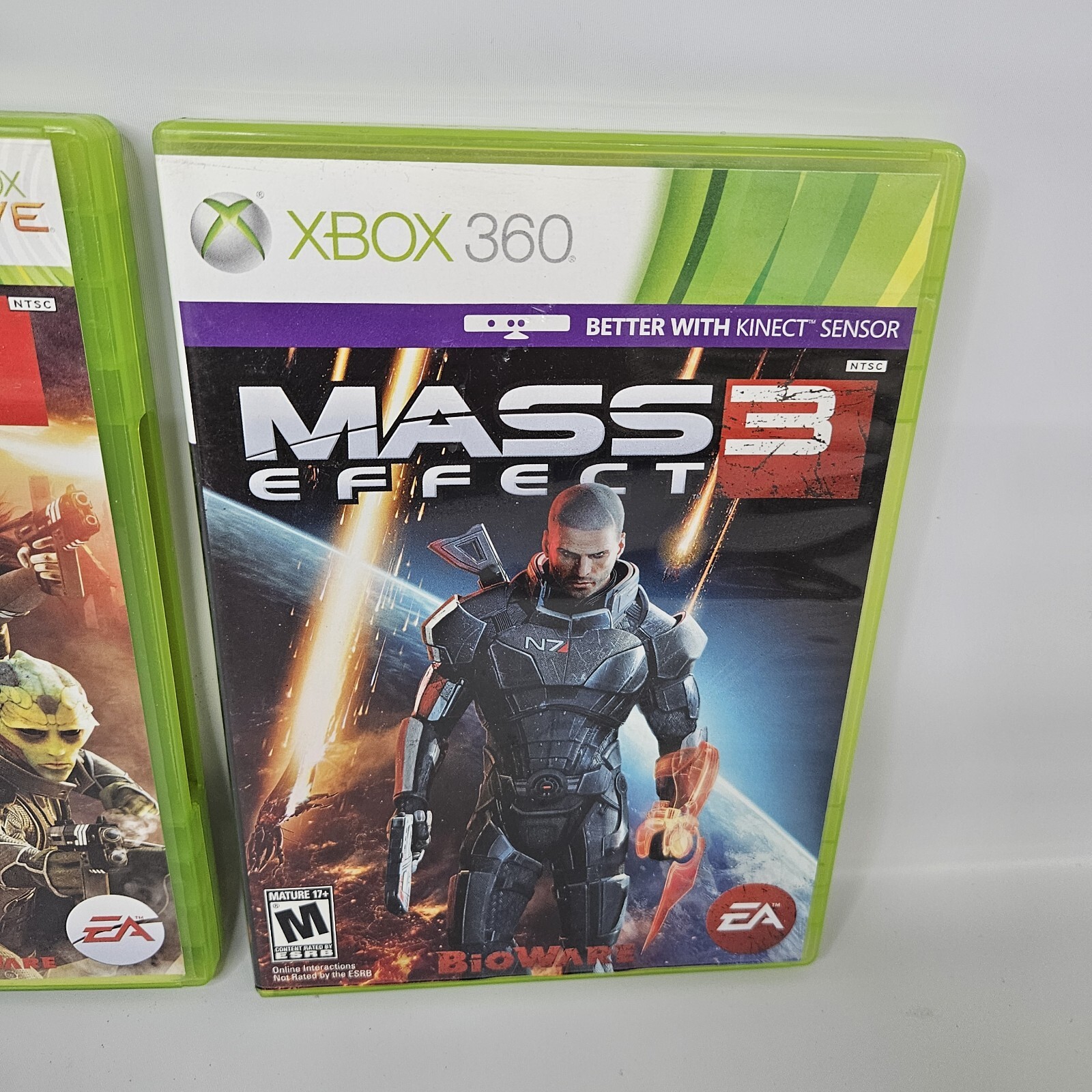 Mass Effect 1 + 2 + 3 – Xbox 360 – All 3 Games Complete Series Tested