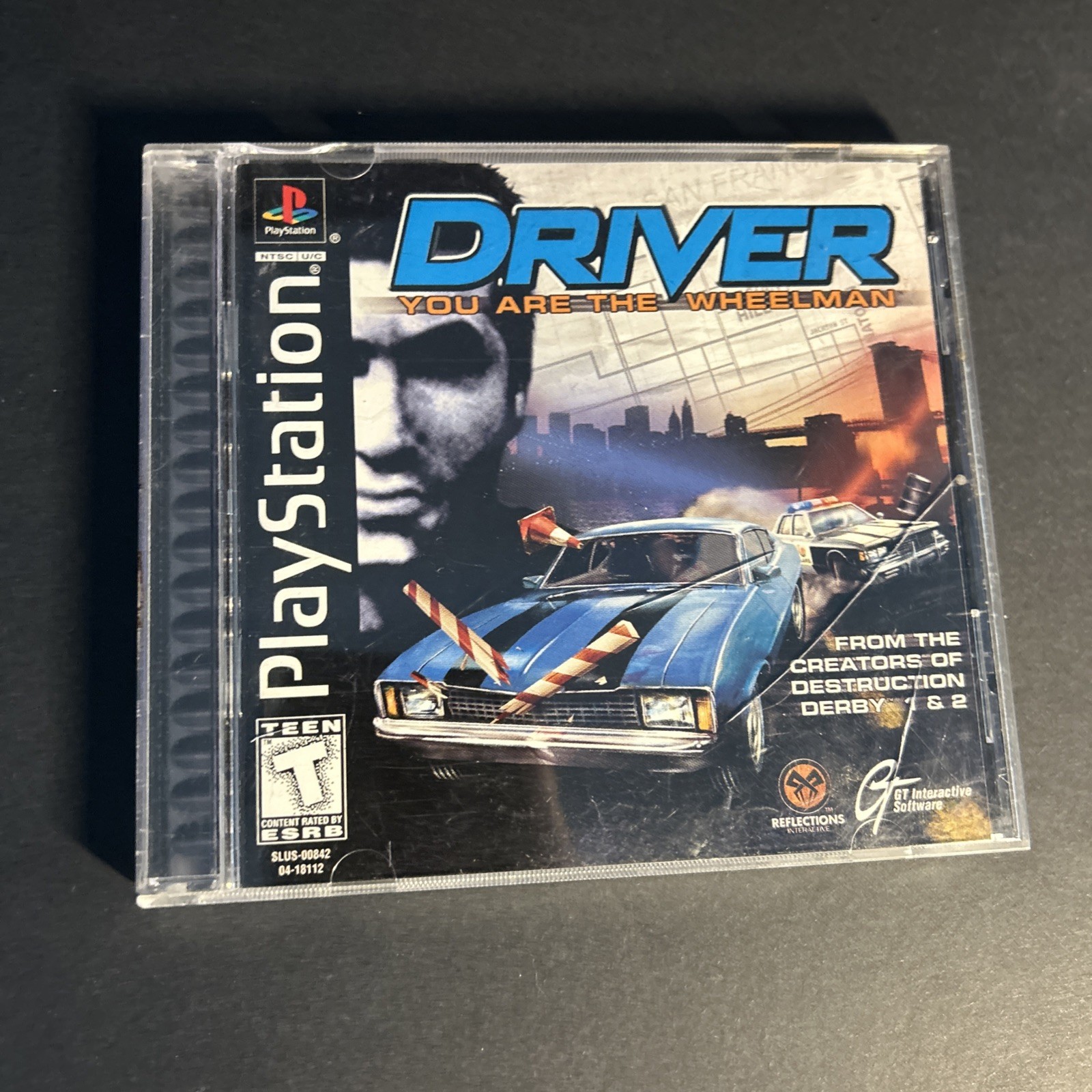 Driver: You Are the Wheelman PS1 T-Teen NTSC-U/C w/ Manual