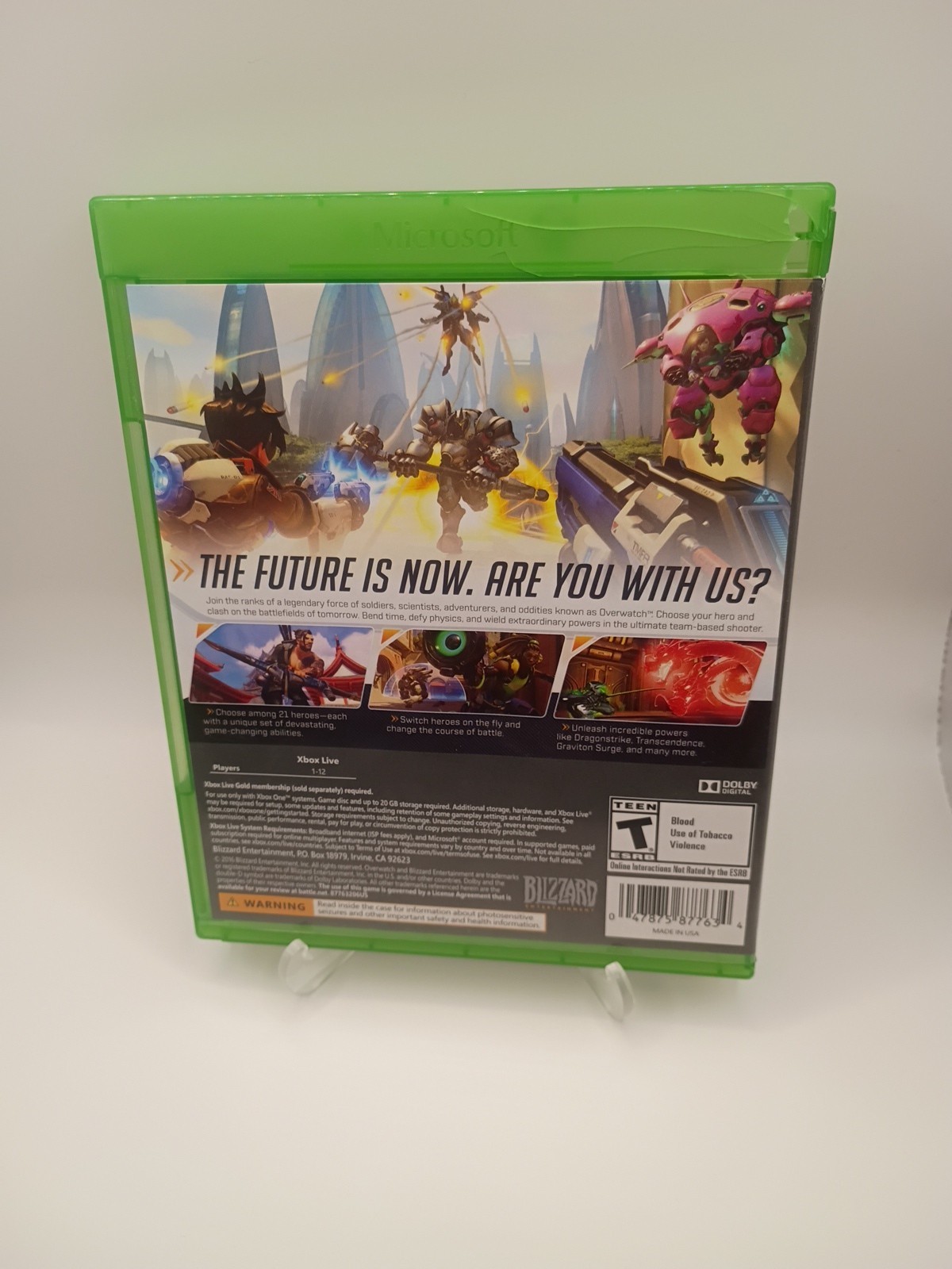 Overwatch: Origins Edition (Microsoft Xbox One, 2016) Complete Tested & Working