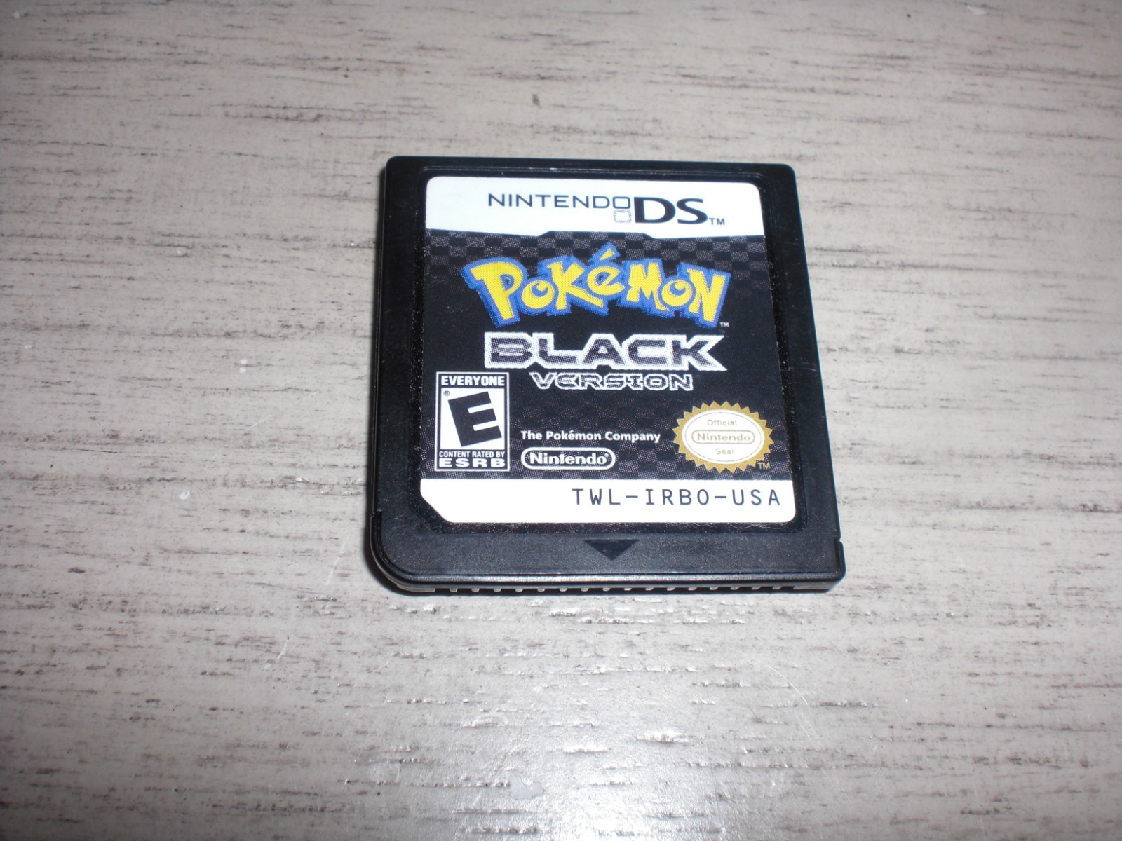Pokemon Black 1 Version AUTHENTIC GENUINE Game Nintendo DS DSi 3DS 2DS XL TESTED