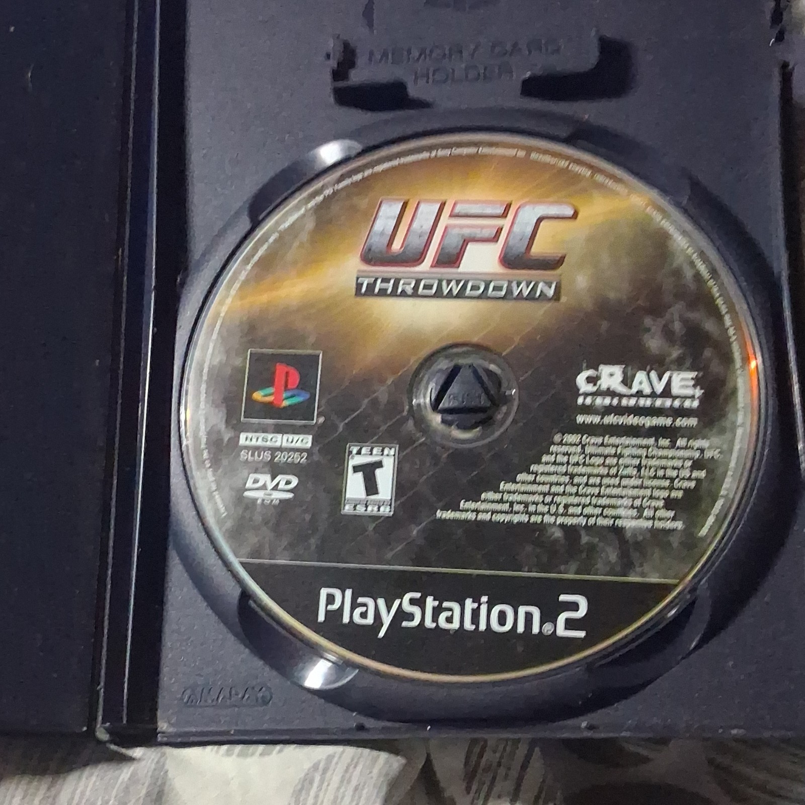Crave Entertainment UFC Throwdown PS2 Fighting Martial Arts T NTSC-U/C Manual