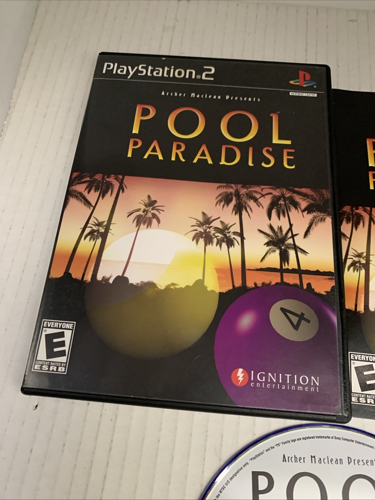 Pool Paradise (Sony PlayStation 2, 2004) Complete See Pics More Games In Store