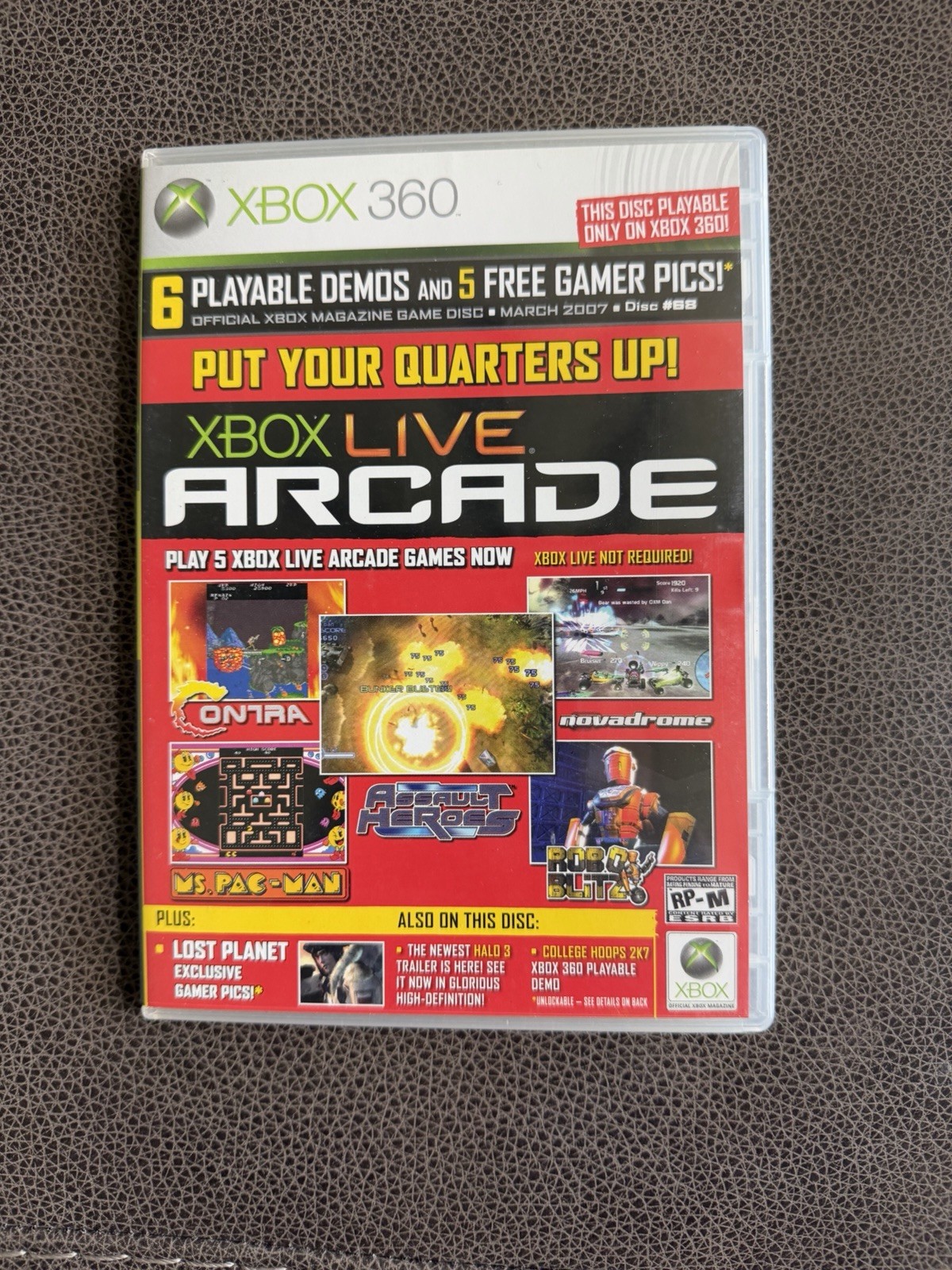Official Xbox Magazine Demo Disc #68 – Xbox 360 – Xbox Live Arcade / Contra