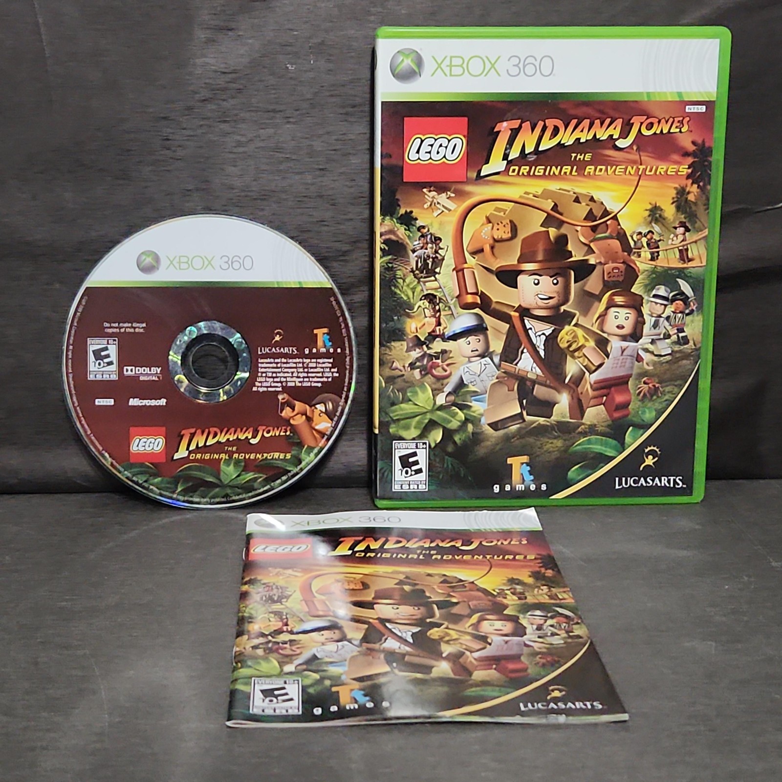 LEGO Indiana Jones The Original Adventures Xbox 360 Game CIB