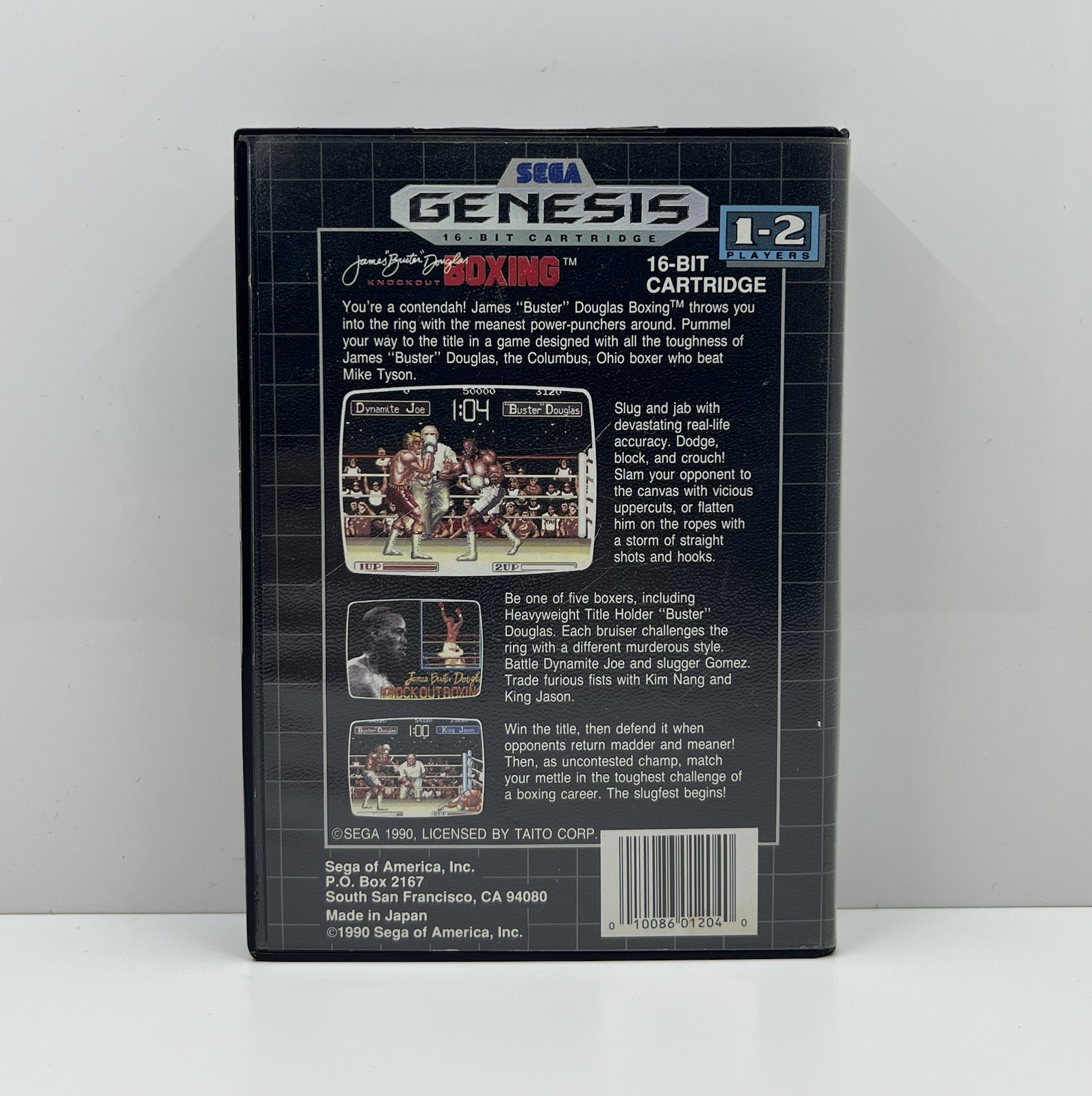 James “Buster” Douglas Knockout Boxing Sega Genesis Complete With Manual TESTED