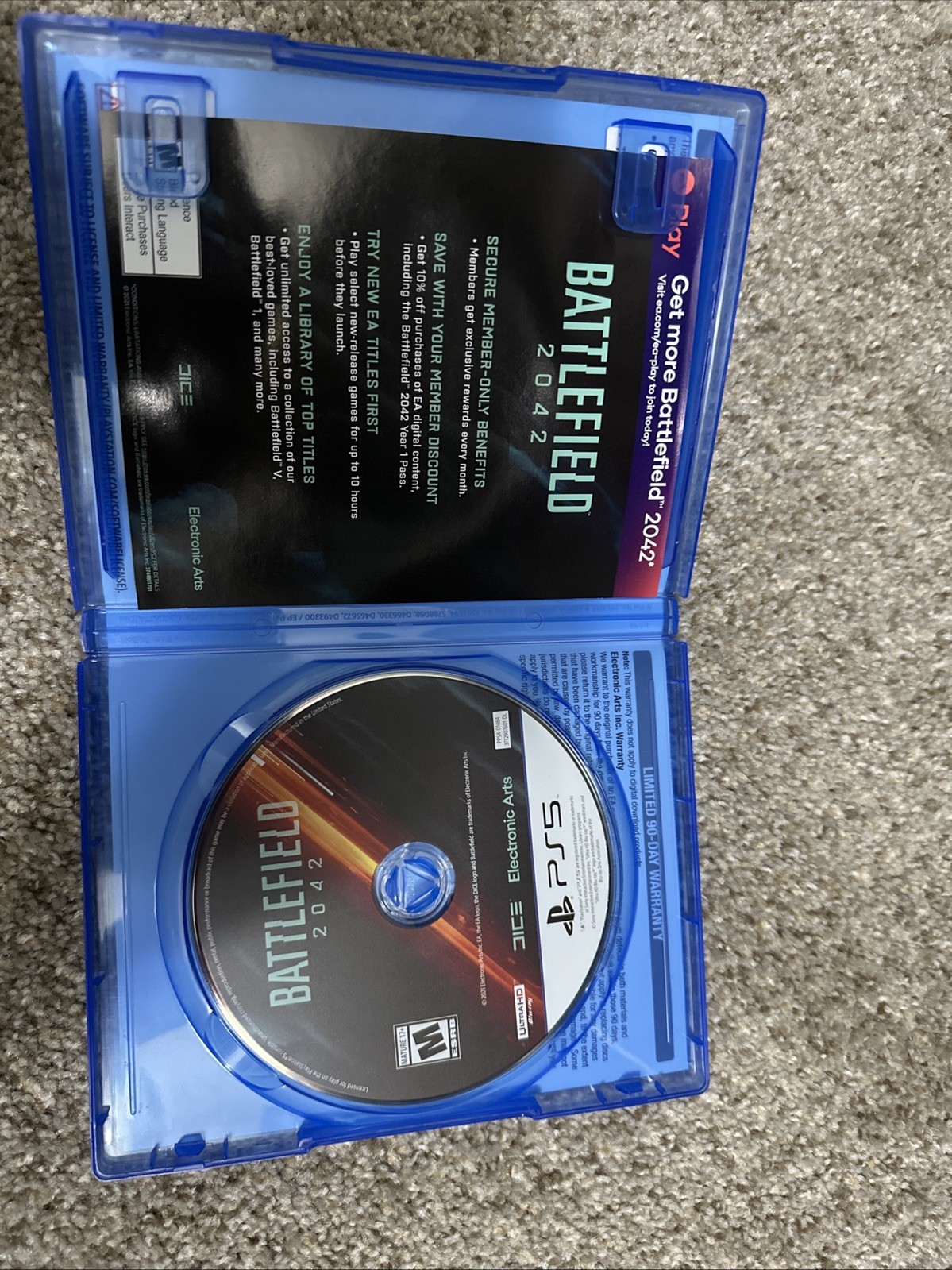 Electronic Arts Battlefield 2042 PS5 Multiplayer Online Play Internet Required M