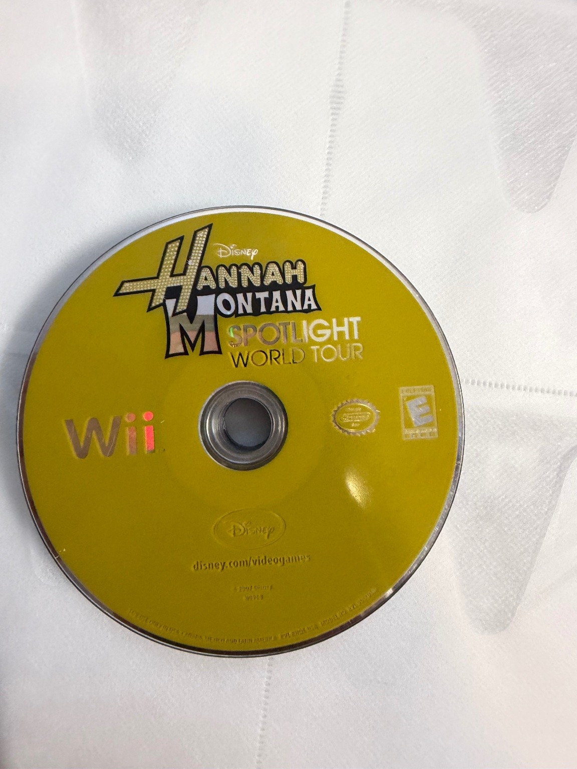 Hannah Montana Spotlight World Tour Wii Video Game Music Rhythm