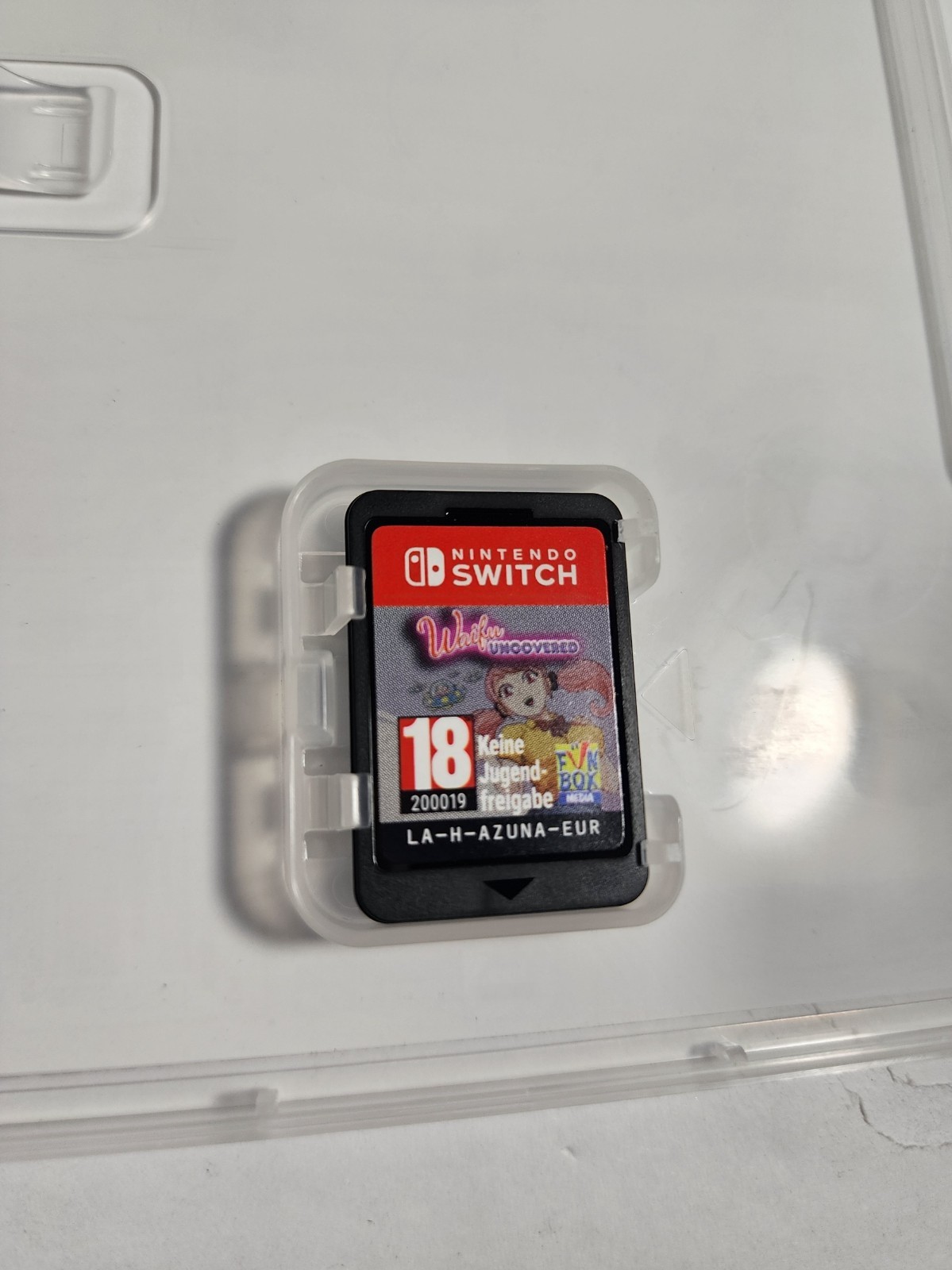 Waifu Uncovered Slip – PAL Nintendo Switch and Art Cards CIB