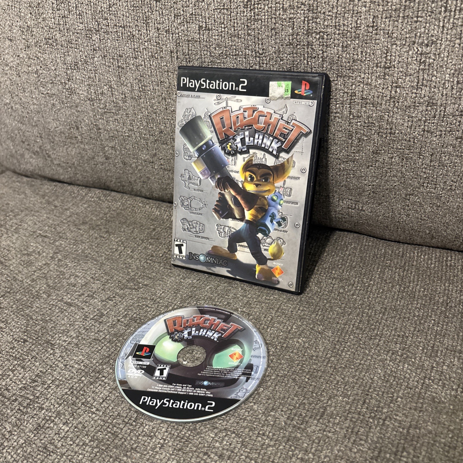 Ratchet & Clank – Sony PlayStation 2 PS2 Tested Works, No Manual