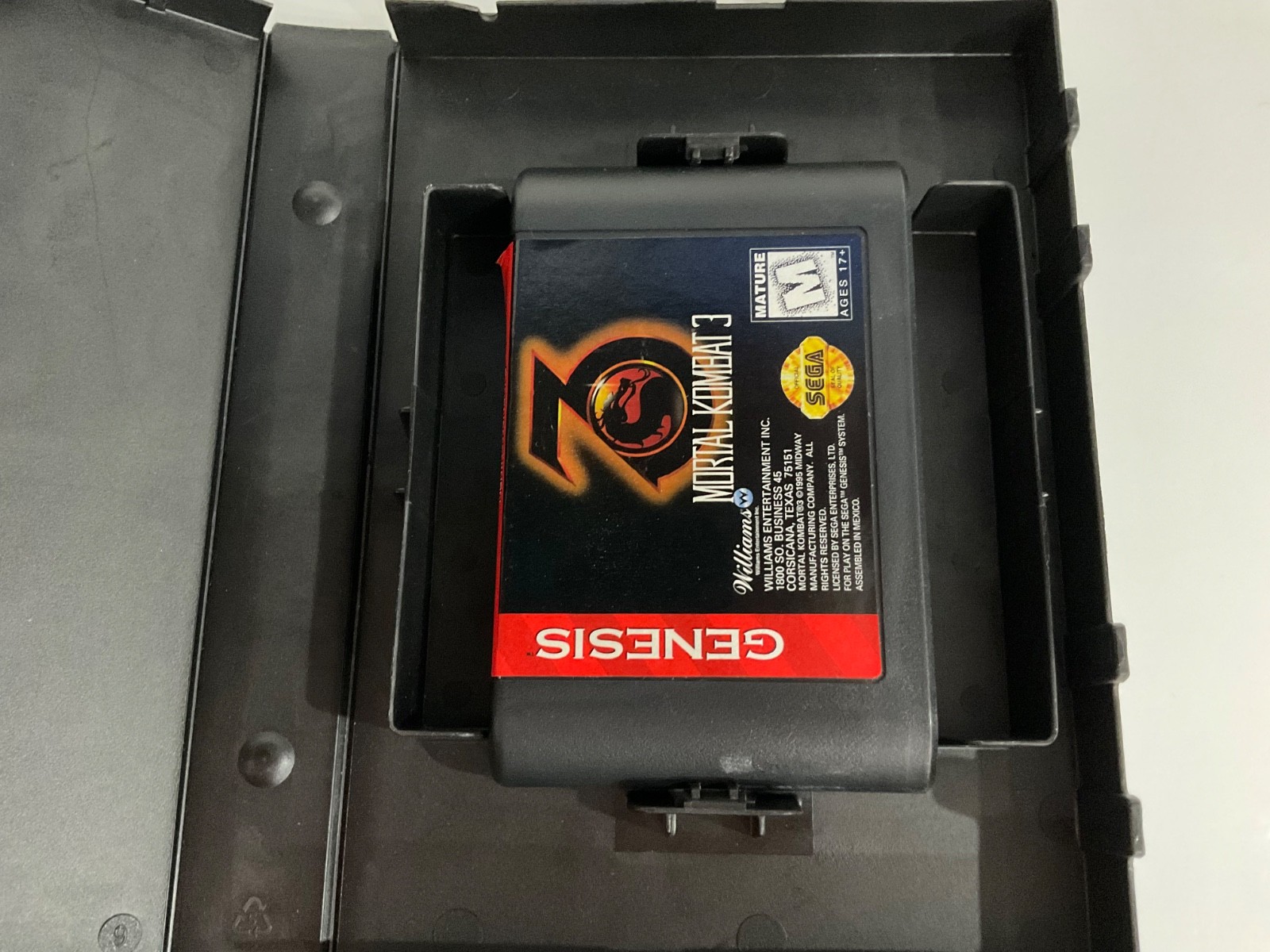 Sega GENESIS Game Lot MORTAL KOMBAT 1 2 3 Trilogy Bundle