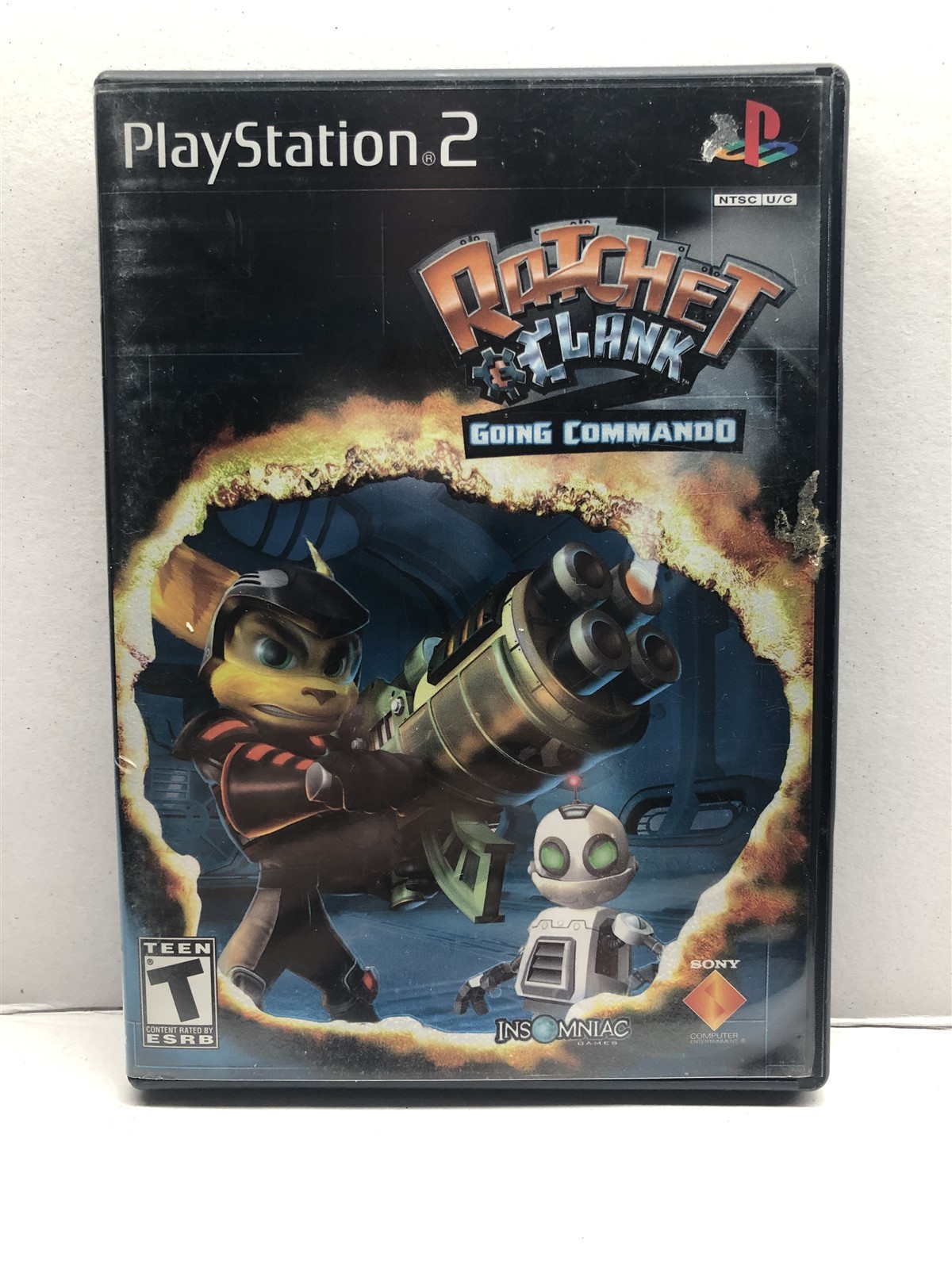 Ratchet & Clank: Going Commando (PlayStation 2, 2003) Complete Tested Working
