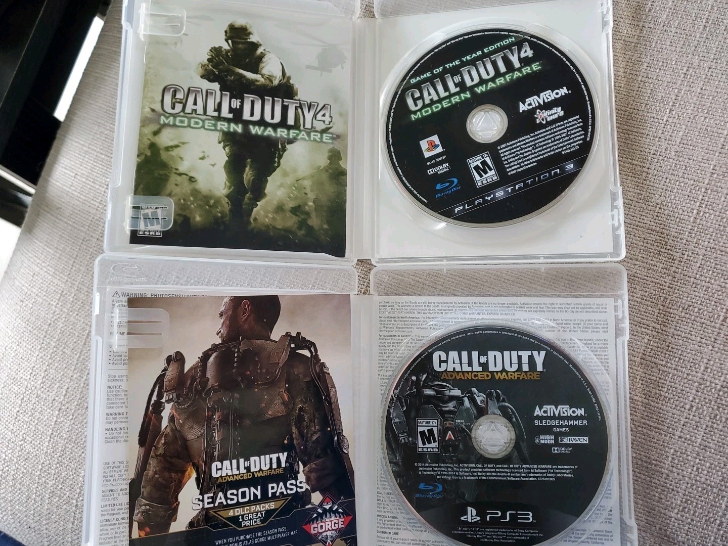 Playstation 3 FPS Games Lot (CIB)