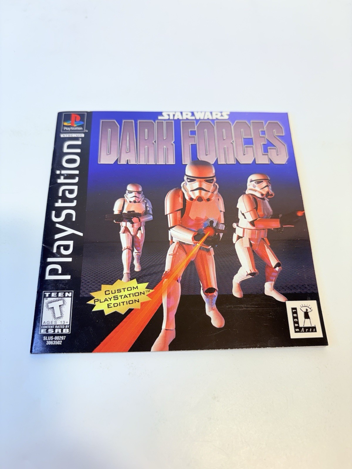 Star Wars: Dark Forces PS1 (Sony PlayStation 1, 1994) Complete CIB Black Label