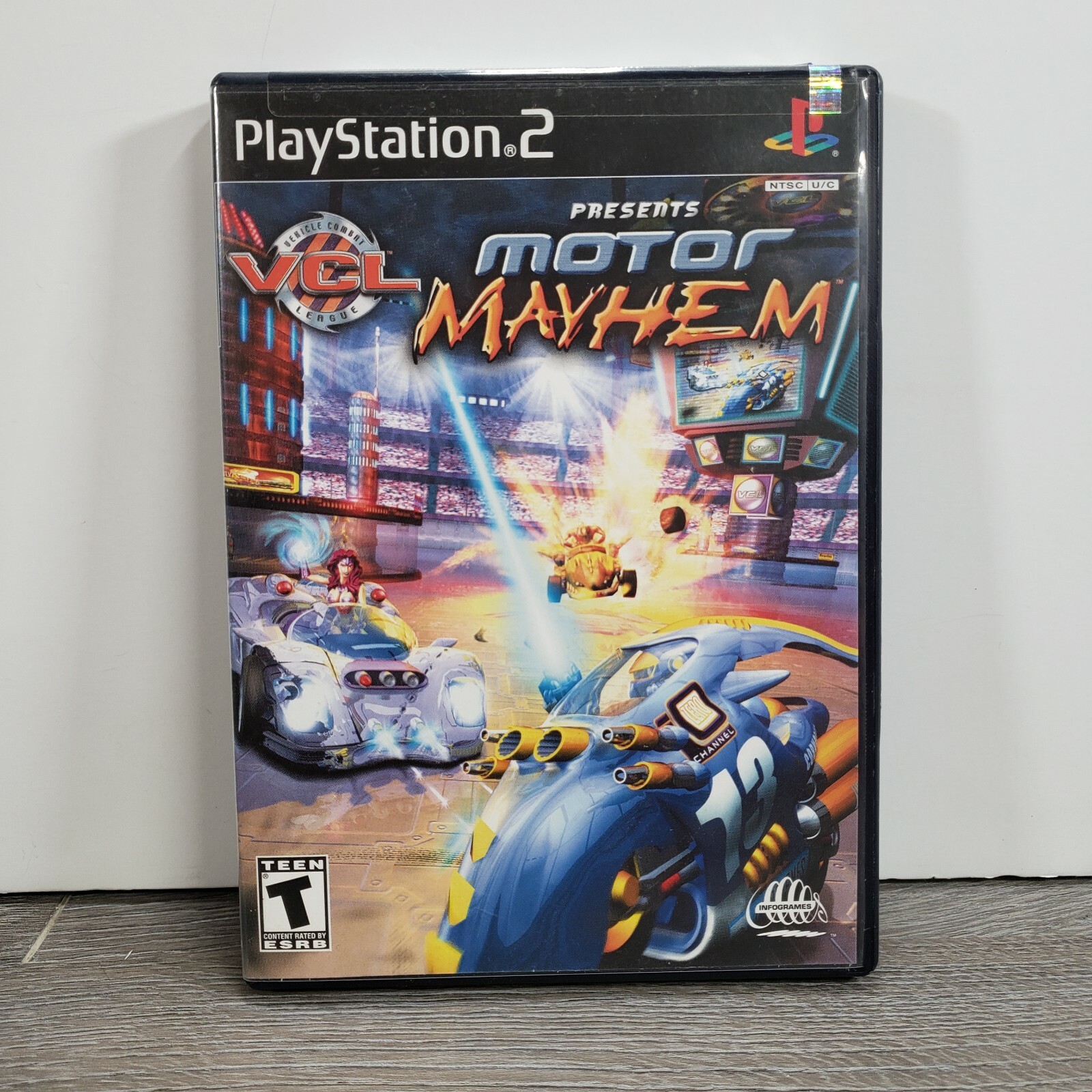🔥 Motor Mayhem Vehicular Combat League Sony PlayStation 2 2001 PS2 🔥 NO MANUAL