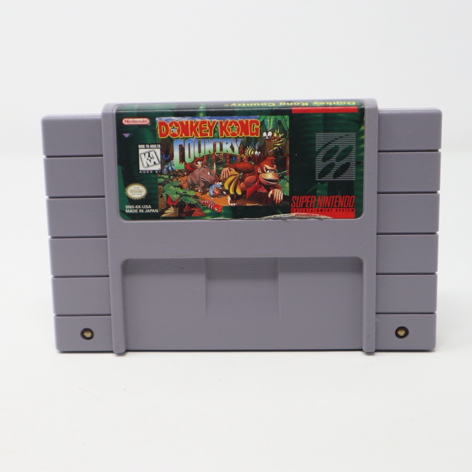 Donkey Kong Country (Super Nintendo SNES, 1994) Authentic Tested Working