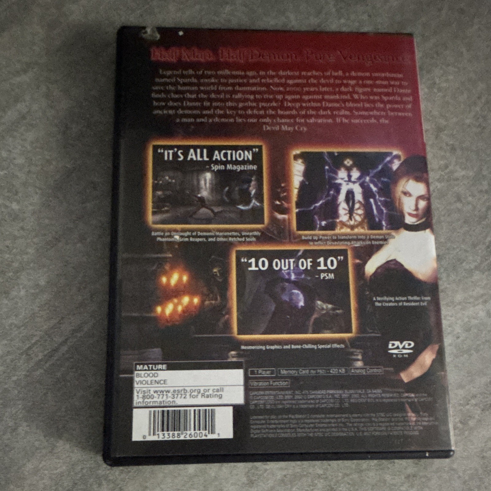 Capcom Devil May Cry Greatest Hits PS2 w/ Manual M NTSC-U/C (US/Canada)