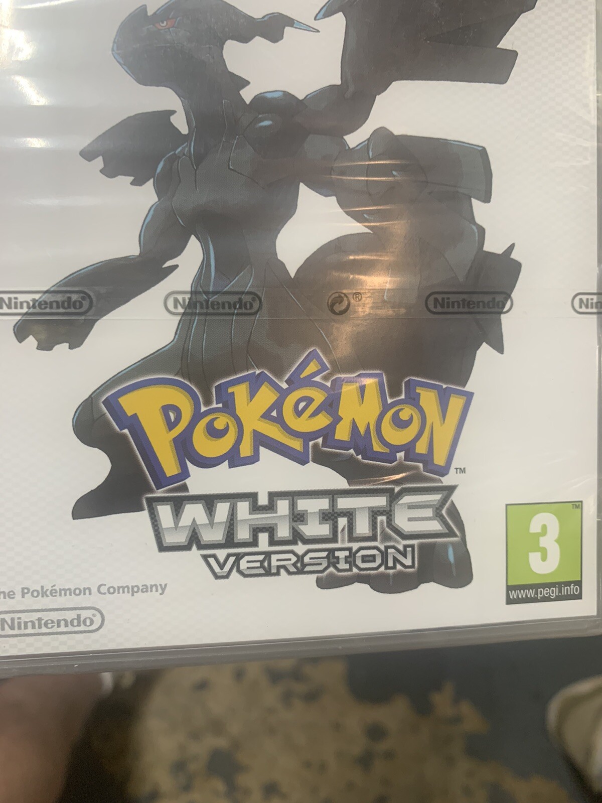 Pokemon White Version (DS, 2011) PAL Pegi 3 Factory Sealed English authentic