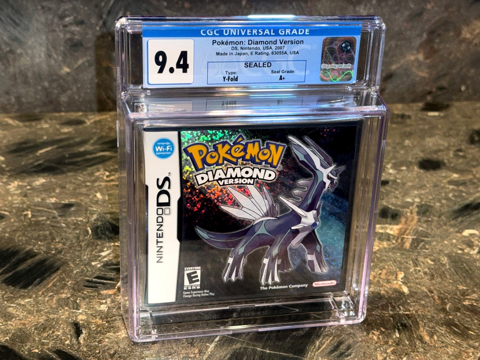 DS Pokemon Diamond Version CGC 9.4 A+ NEW FACTORY SEALED Nintendo WATA VGA PSA