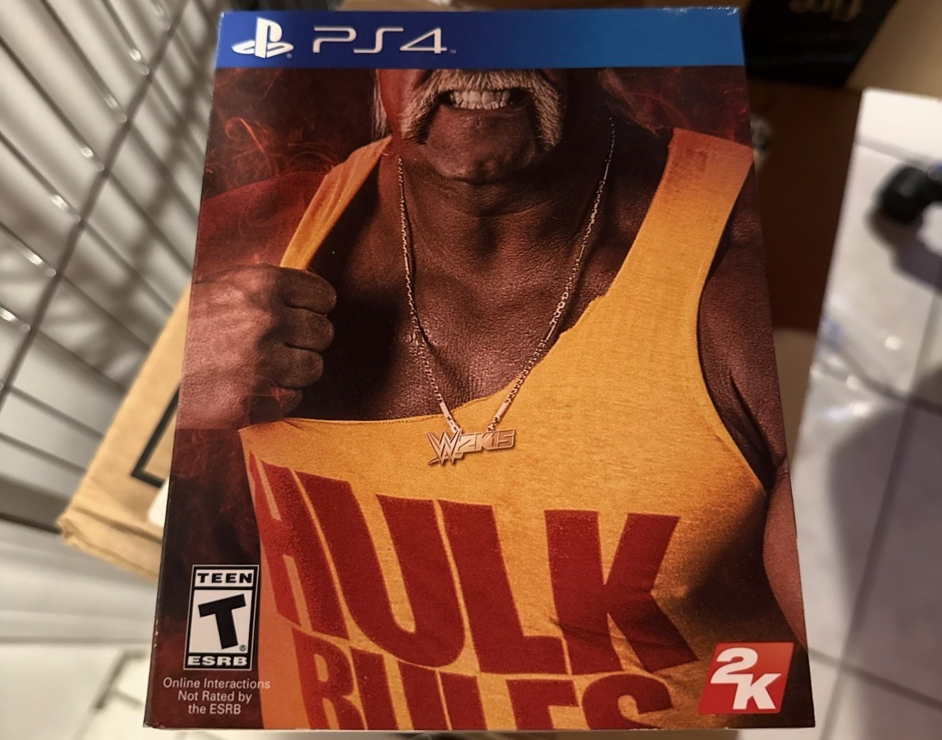 WWE 2K15 Hulkamania Edition Complete 2014 Sony PlayStation 4