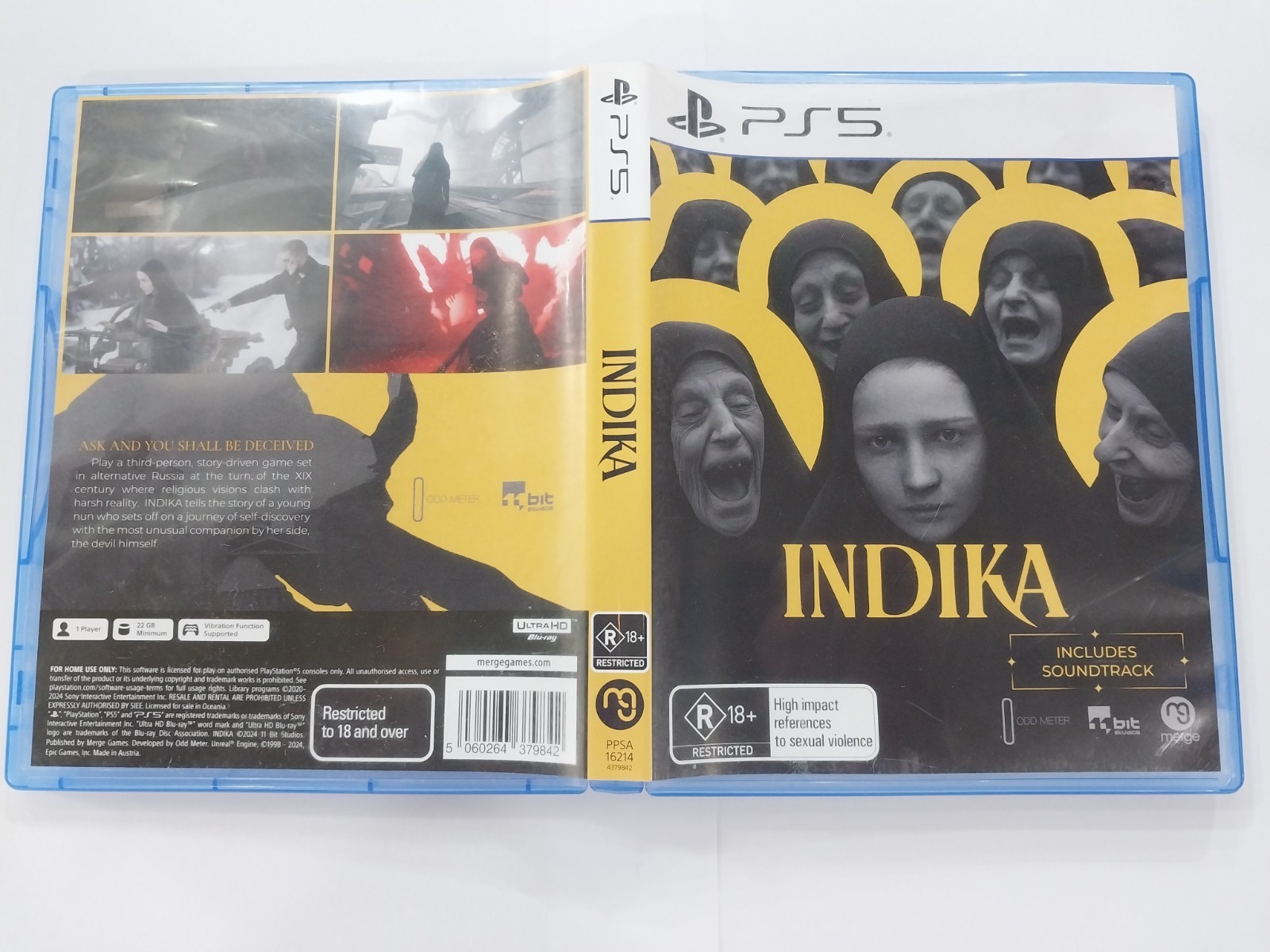 INDIKA (SONY PS5 GAME , R18+)